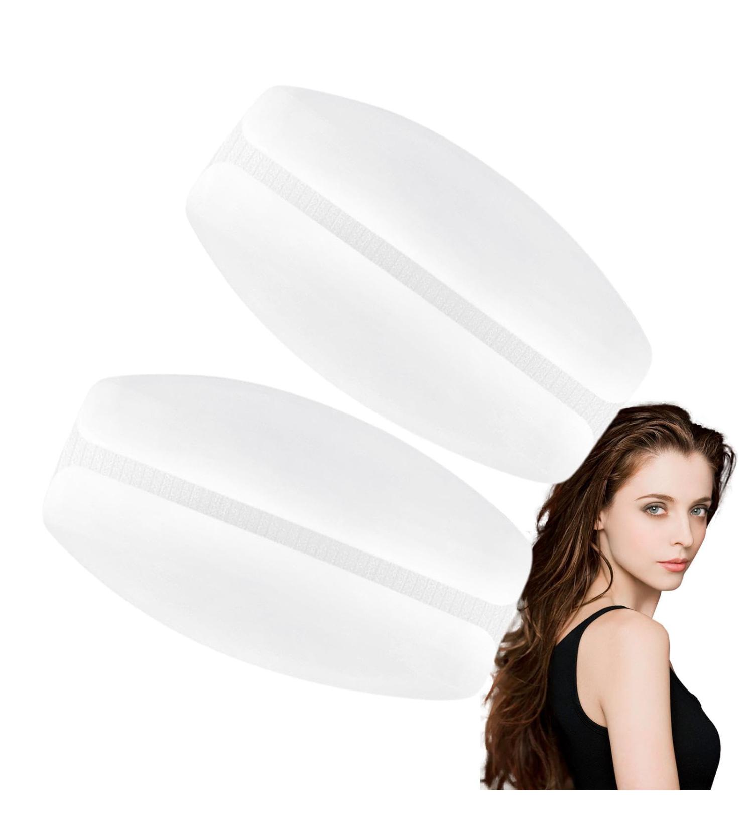 Women Shoulder Pads Adhesive Silicone Shoulder Enhancer Anti-Slip Pads | Adhesive Non-Slip Shoulder Protectors Pads For Lady And Women Party White - Buy Online on GoSupps.com