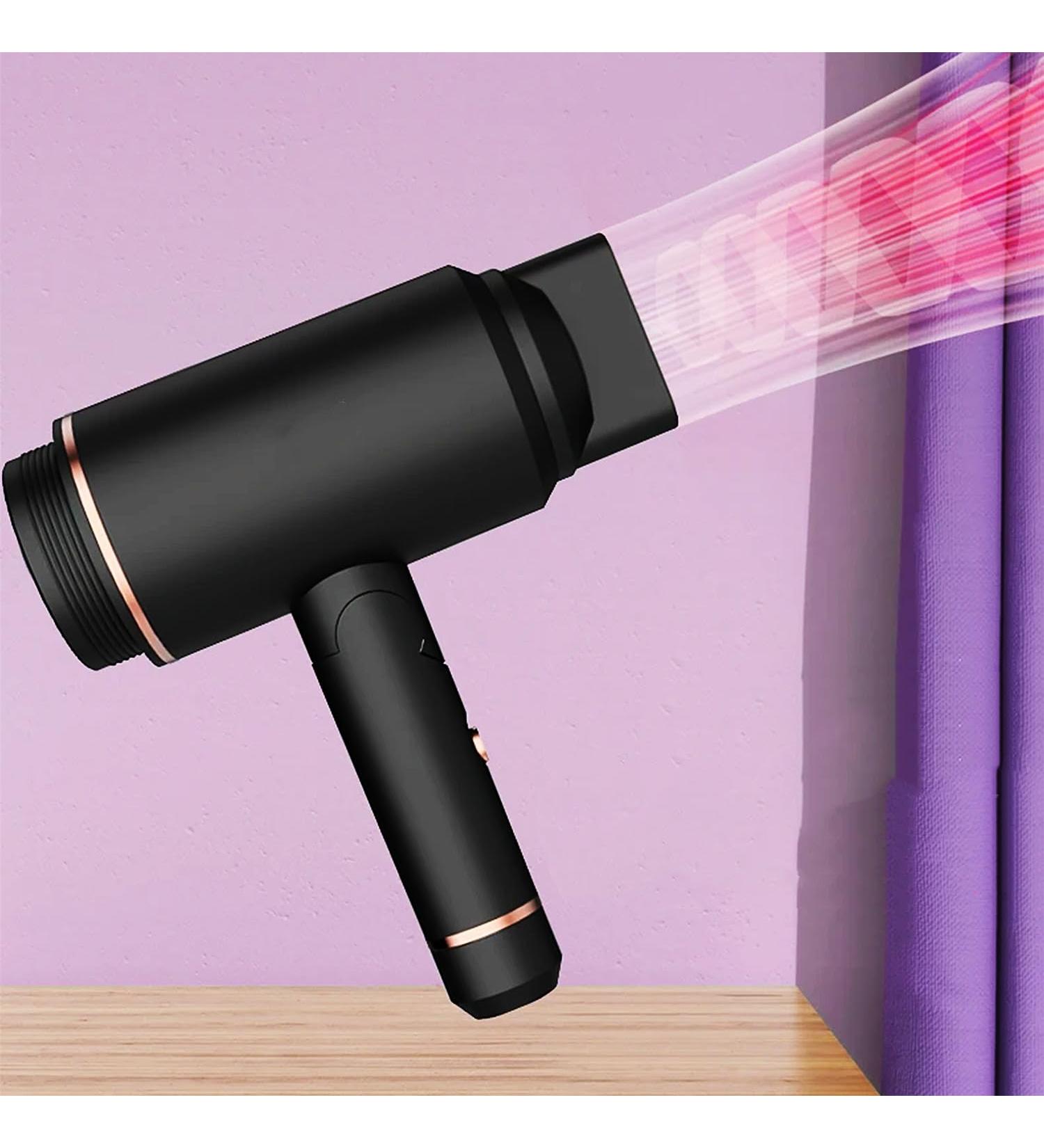 WTTTTW Cordless Hair Dryer Foldable Hair Dryer w/Hot & Cold Air 5000mAh Rechargeable Hairdryer w/Magnetic Nozzle Portable Travel Blow Dryer for Women Kids Outdoor Camping Beaches - Buy Online on GoSupps.com
