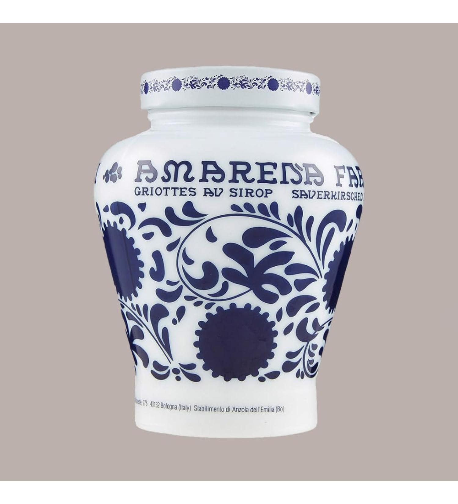 Amarena Fabbri Cerise 18/20 au sirop Pot Opaline Lucgel 600 g - Buy Online on GoSupps.com