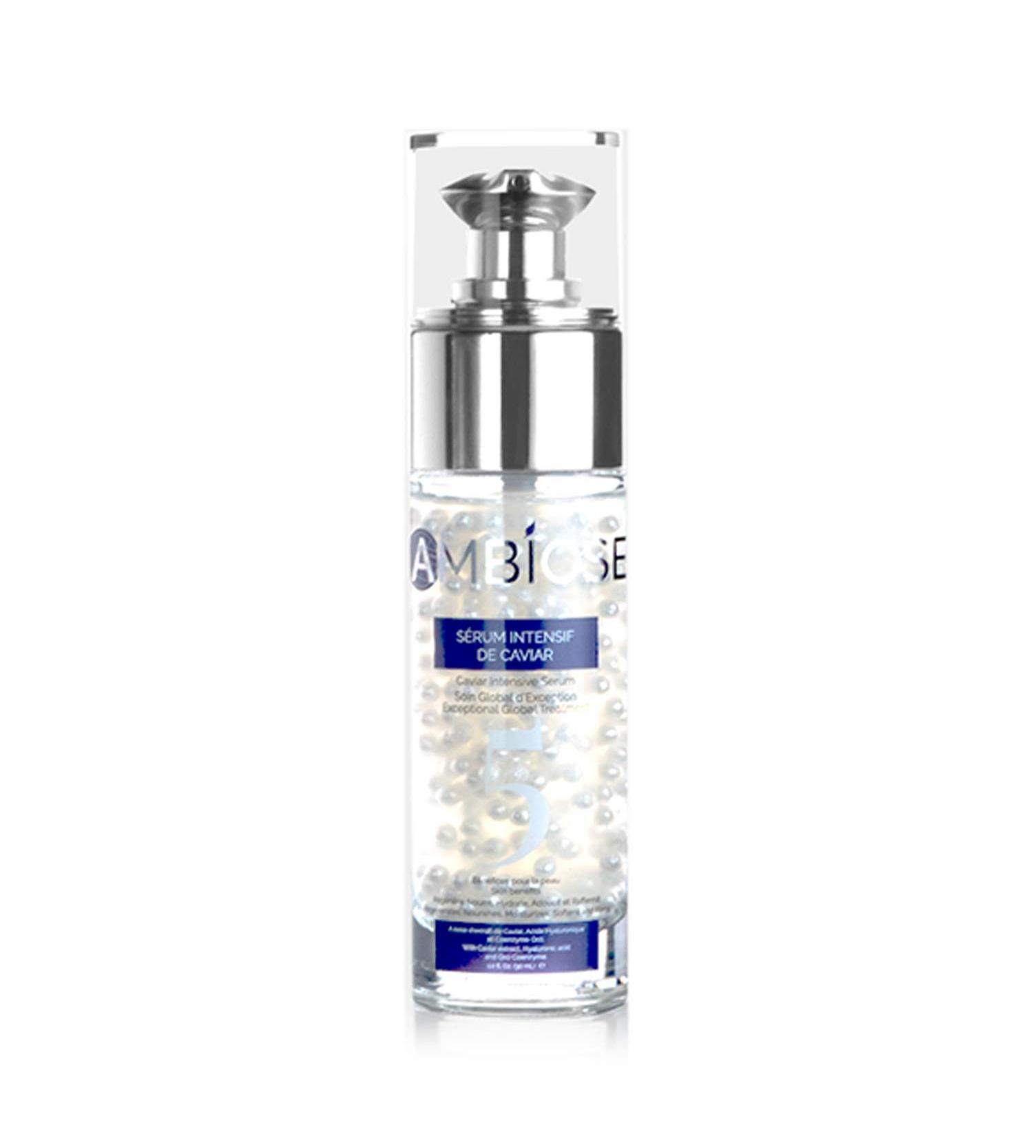 Ambiose Caviar Intensive Serum - Anti-Aging Lifting & Moisturizing with Caviar Beads & Hyaluronic Acid for All Skin Types - Buy Online on GoSupps.com