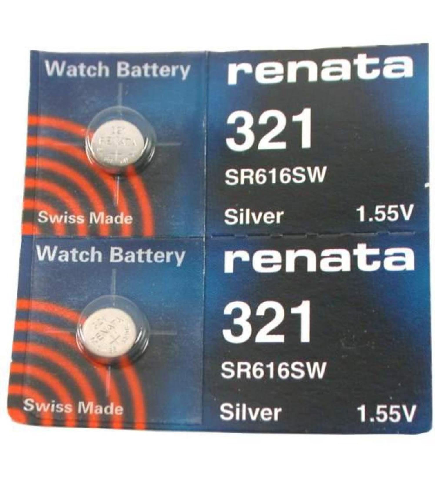 #321 2 Renata Watch Batteries