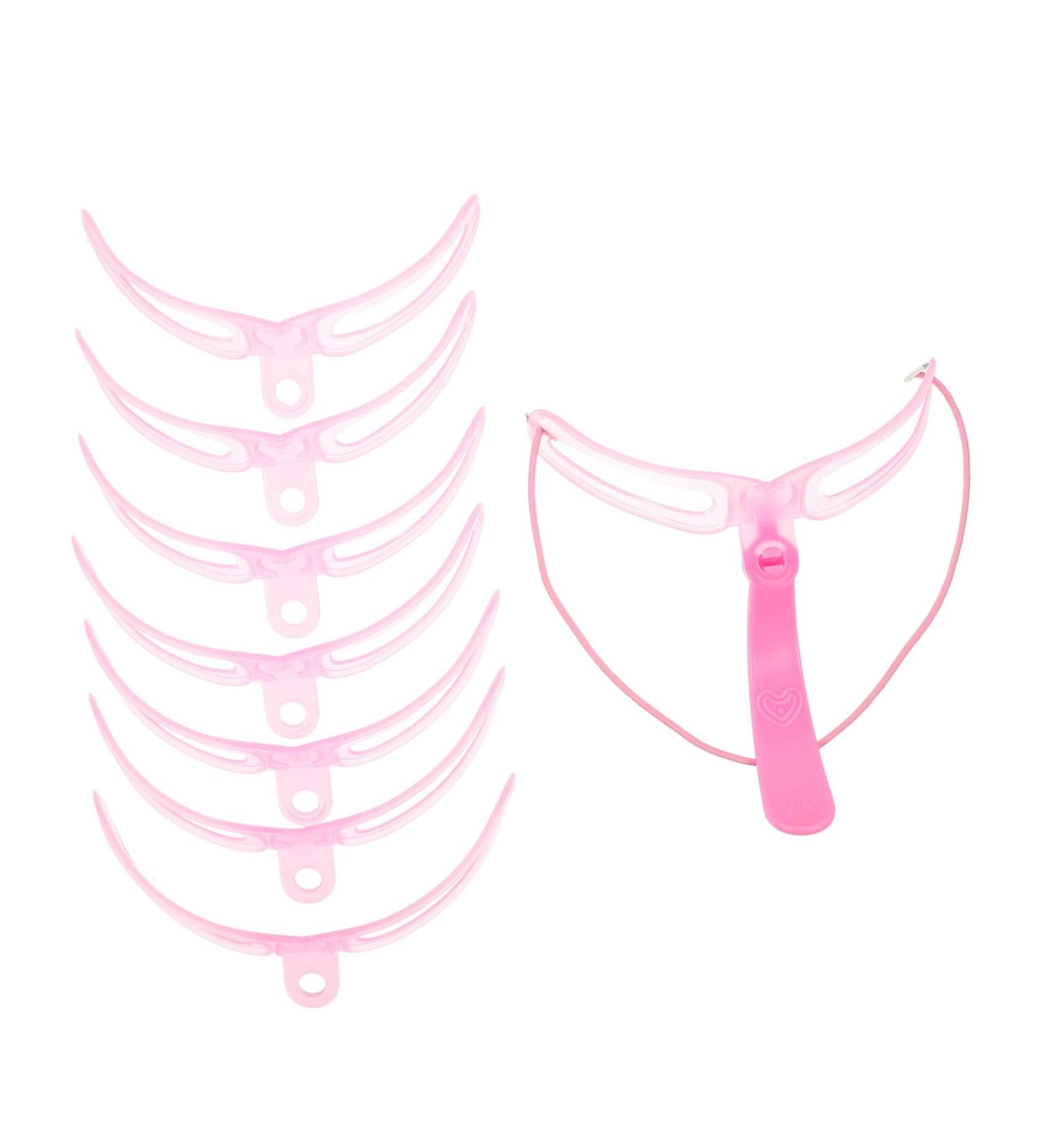 Housoutil 3 Sets Eyebrow Aid Handheld Brow Stencils Pro Tools Household Brow Stencil Portable Supplies Travel - Buy Online on GoSupps.com