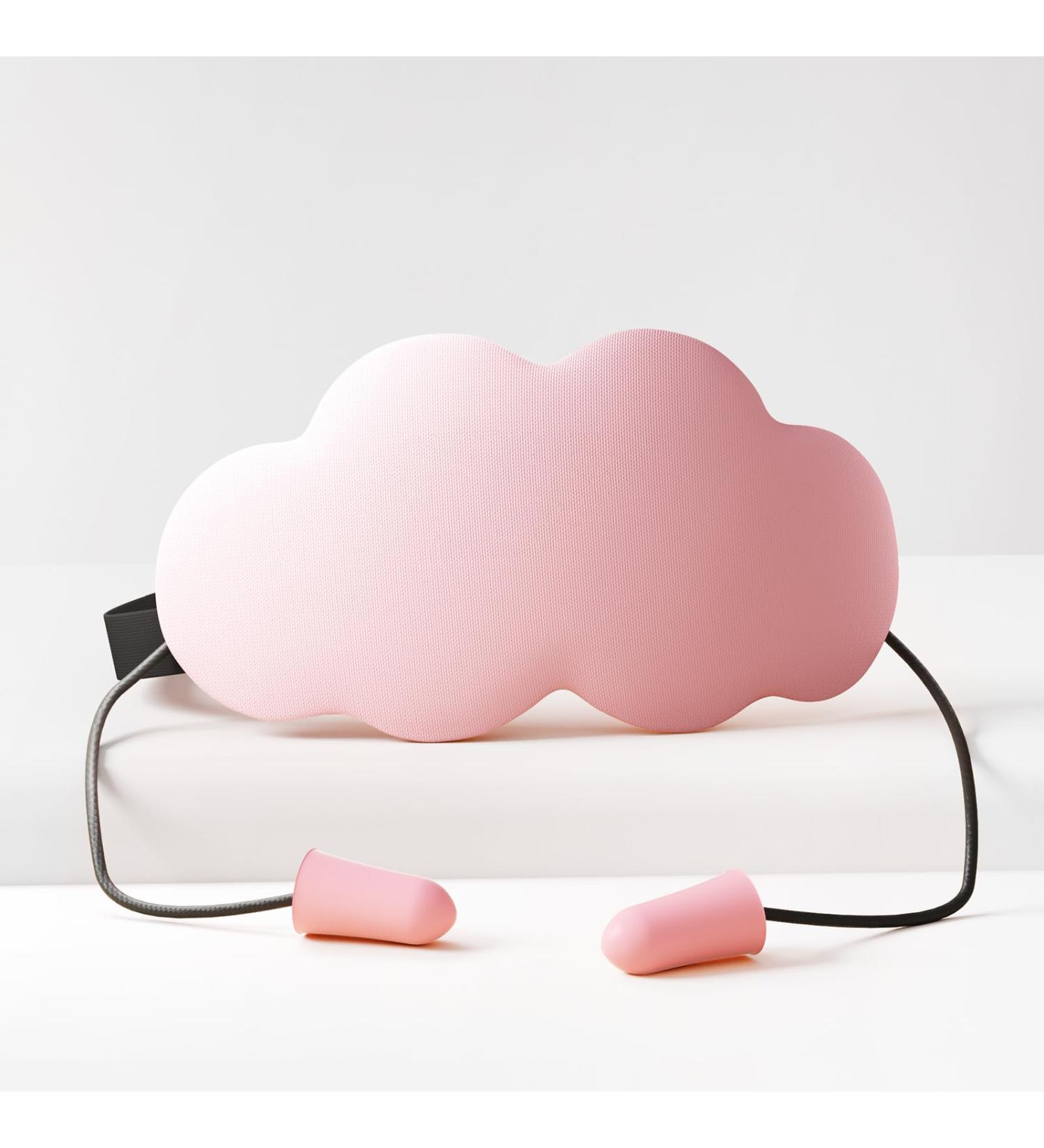 3D Sleep Mask with Light Blocking - Adjustable Night Mask for Maximum Comfort - Pink - Buy Online on GoSupps.com