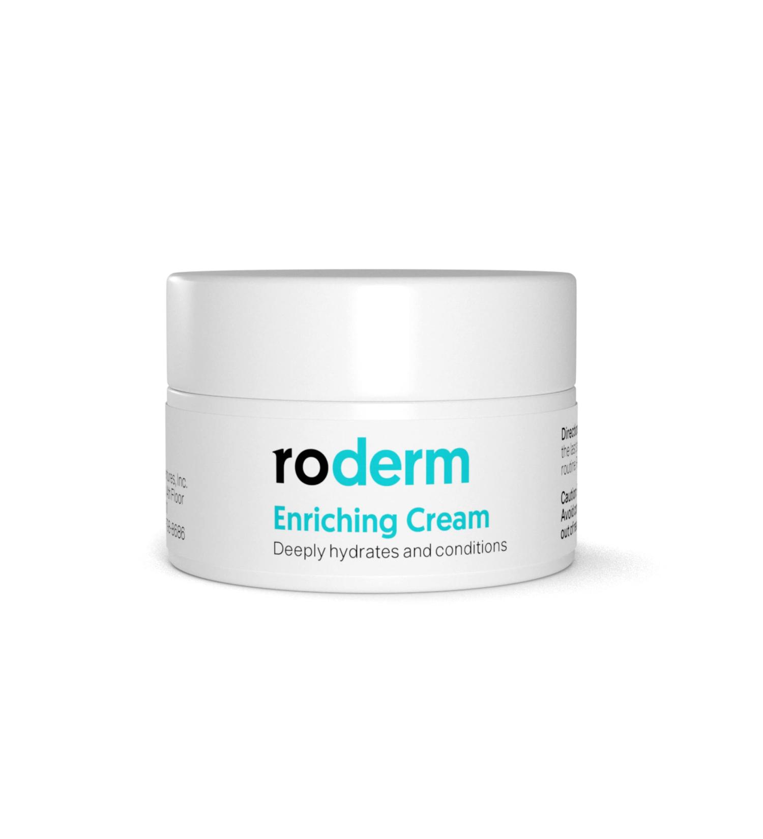 Ro Derm Enriching Cream - Instant 24-Hour Hydration & Moisturization | Ceramide NP Shea Butter Humectants | 25 mL - Shop Now - Buy Online on GoSupps.com