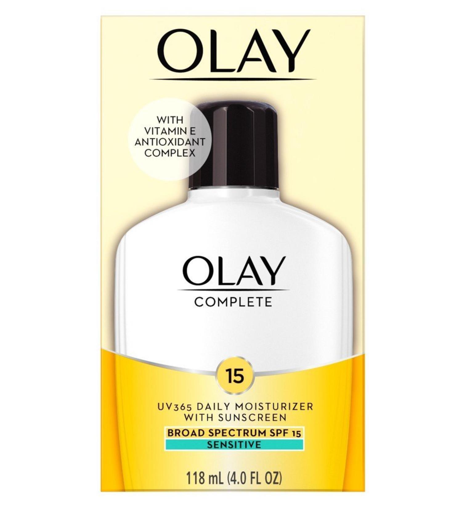 OLAY Complete All Day Moisturizer SPF 15 Sensitive 4 oz (Pack of 3)