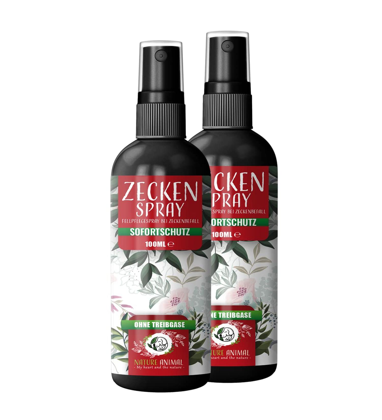 Buy Nature Animal 2x Tick Protection Spray for Dogs & Cats - Immediate Tick Defense Natural Treatment - 2 Pieces - Buy Online on GoSupps.com