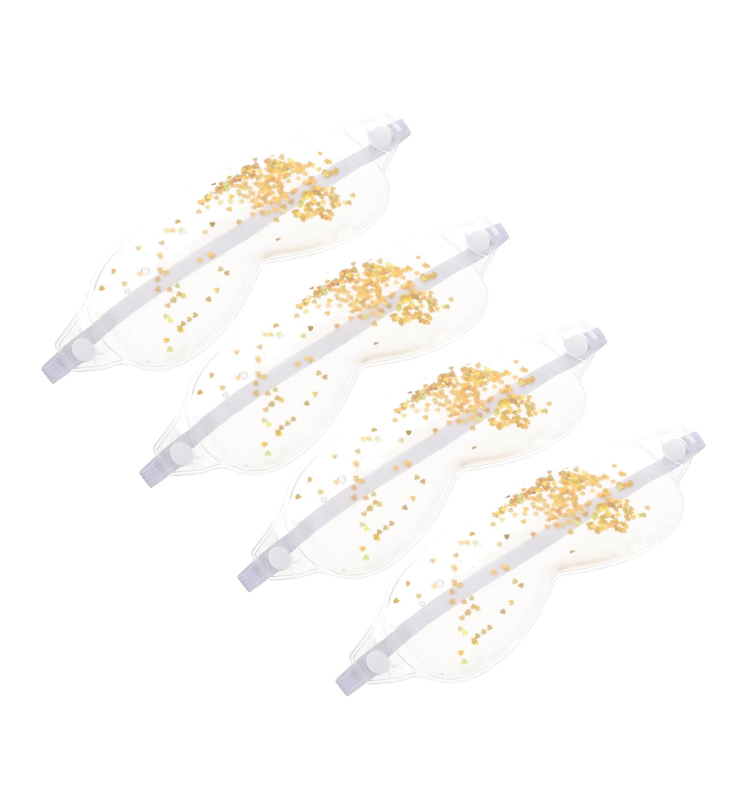 Minkissy 4-Piece PVC Protective Glasses & Eye Masks for Migraine Relief Travel and Swollen Eyes - Cool Sleep Mask Set - Buy Online on GoSupps.com