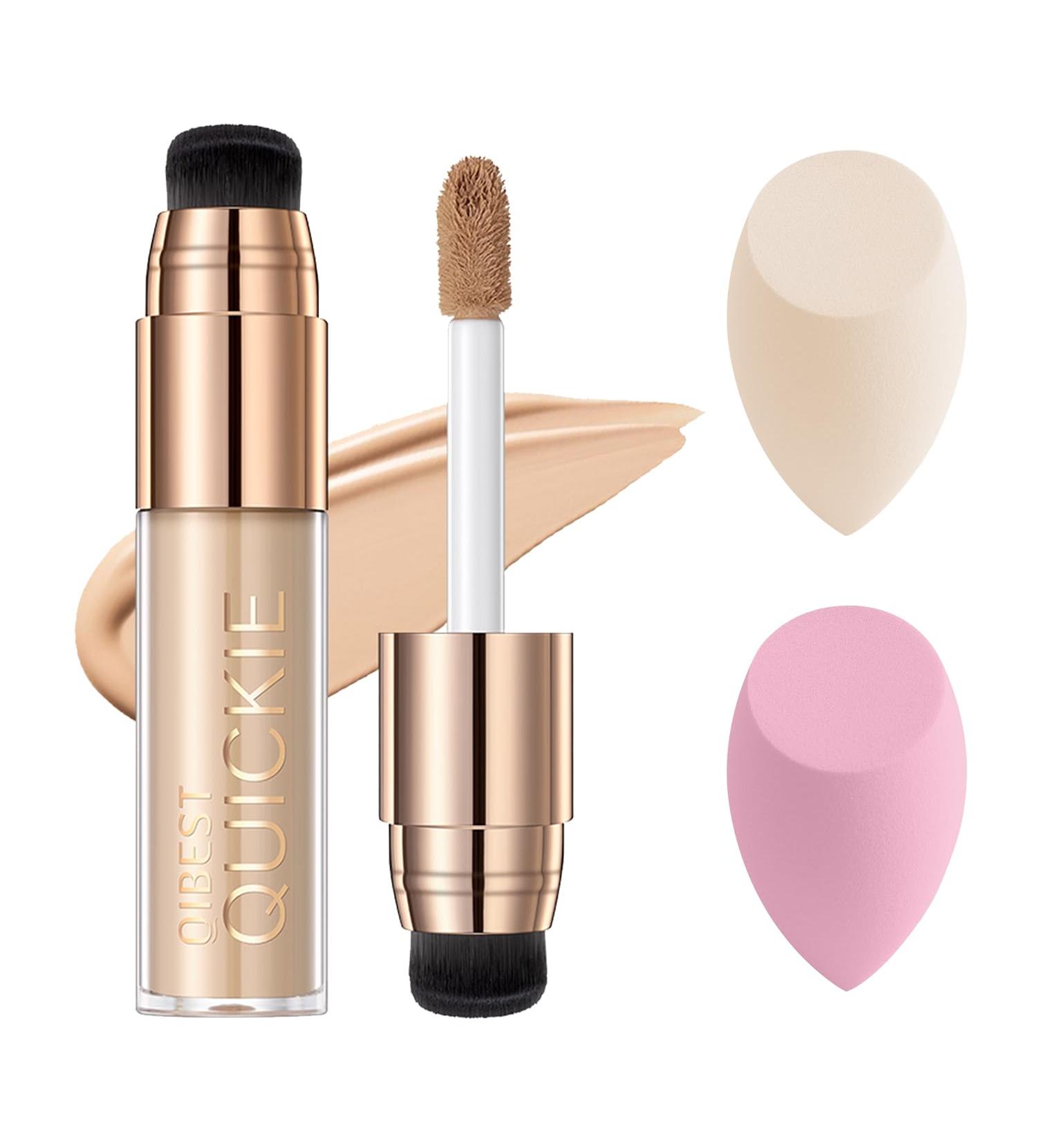Buy Multi-Use Concealer Stick - 2-in-1 Concealer & Foundation Medium-Full Coverage Waterproof Lightweight Includes 2 Makeup Sponges - 01# Beige 1 Ounce International Shipping Available - Buy Online on GoSupps.com