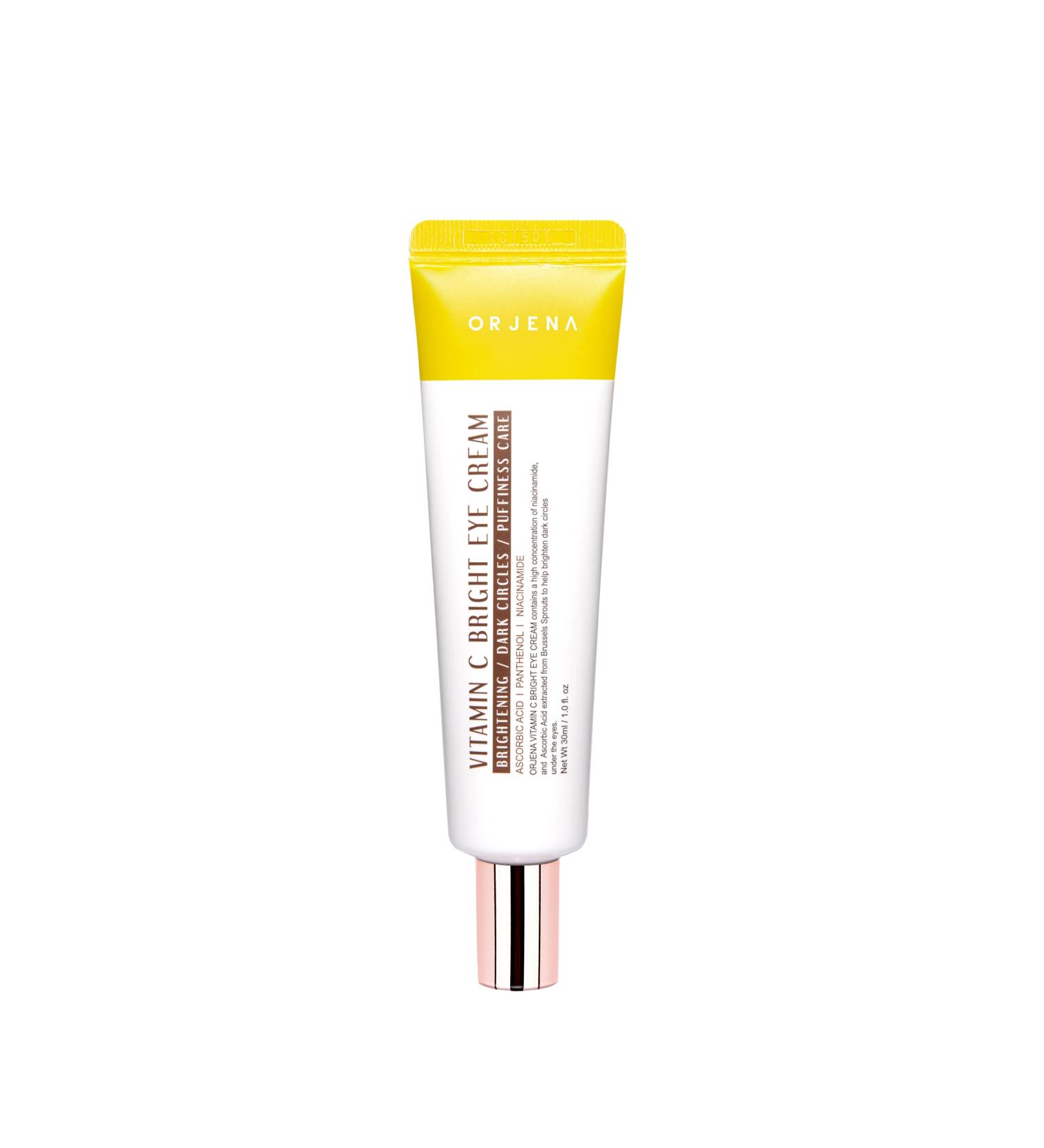 Orjena Vitamin C Eye Cream - Anti-Aging Firming & Puffiness Relief | K-Beauty Skincare for Dark Circles & Bags - Buy Online on GoSupps.com