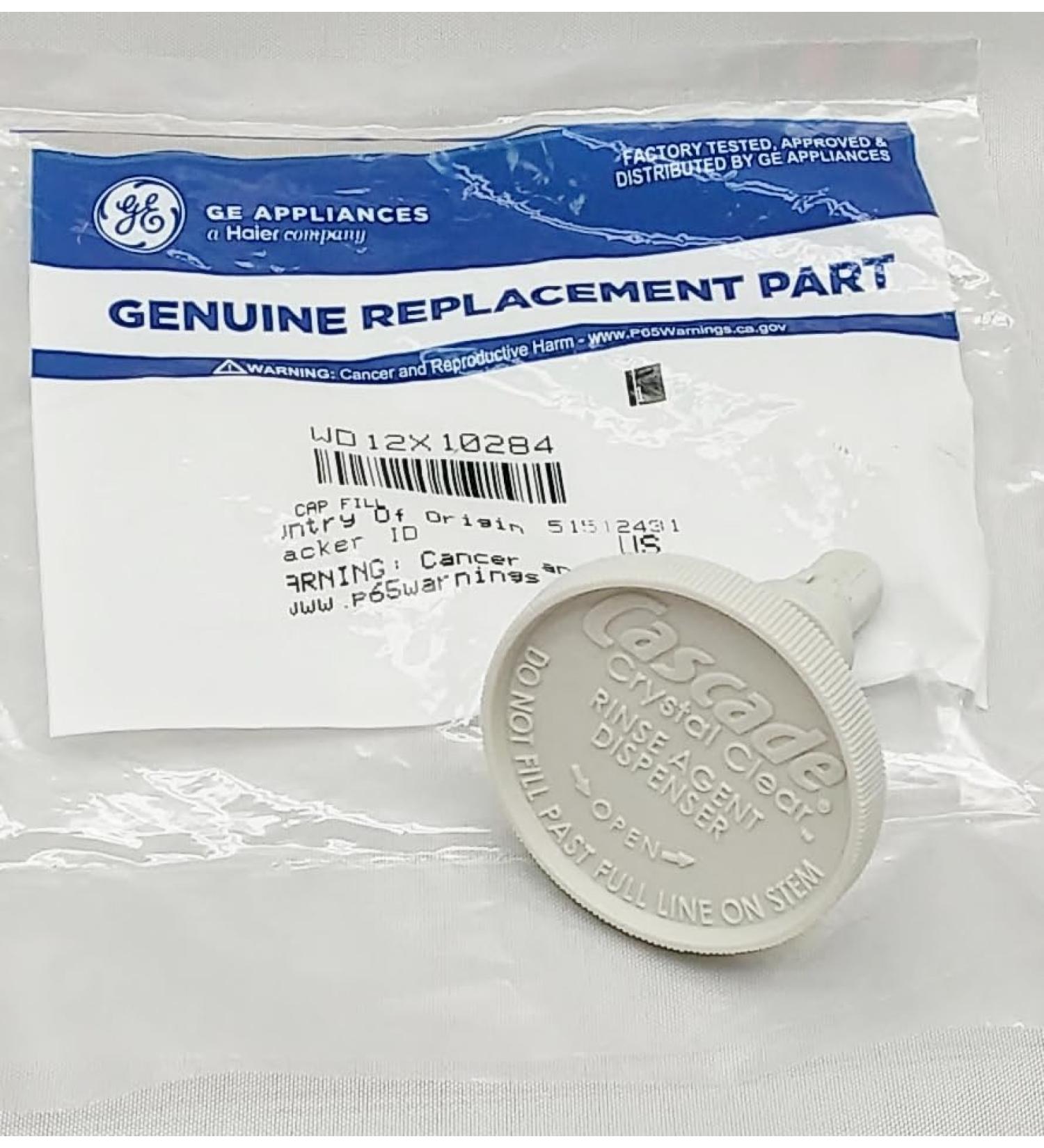 Buy WD12X409 Dishwasher Rinse Aid Cap - Genuine OEM Replacement | Fast International Shipping - Buy Online on GoSupps.com