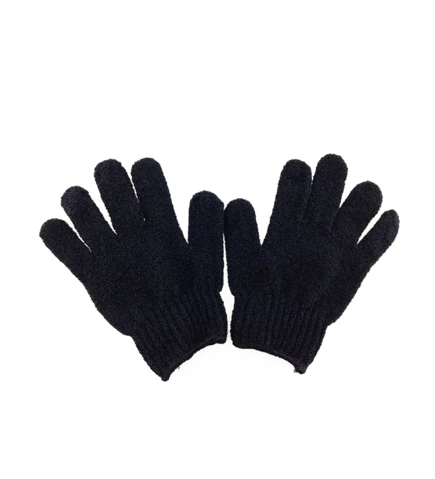 Beaupretty Pair Bath Exfoliating Gloves Five Fingers Body Scrub Gloves Shower Gloves Exfoliator Glove Exfoliating Mitt for Body Bath Accessories Stimulation Gloves Bath Towel Take a Bath