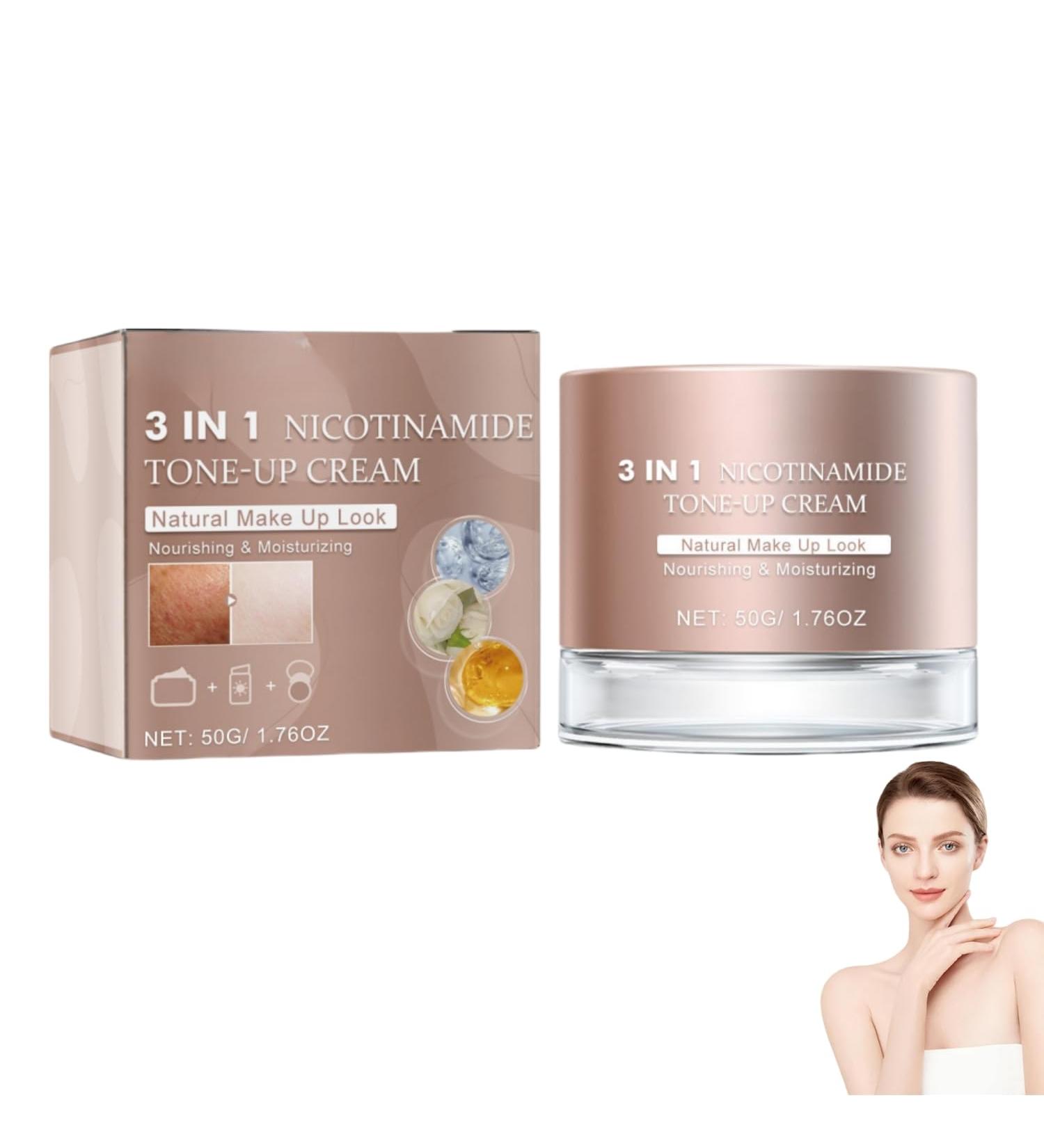 MAYFRI Brightening Cream 3 in 1 - For Radiant and Flawless Skin - Use All Over The Body Toning Cream Toning Cream with Nicotinamide - Buy Online on GoSupps.com