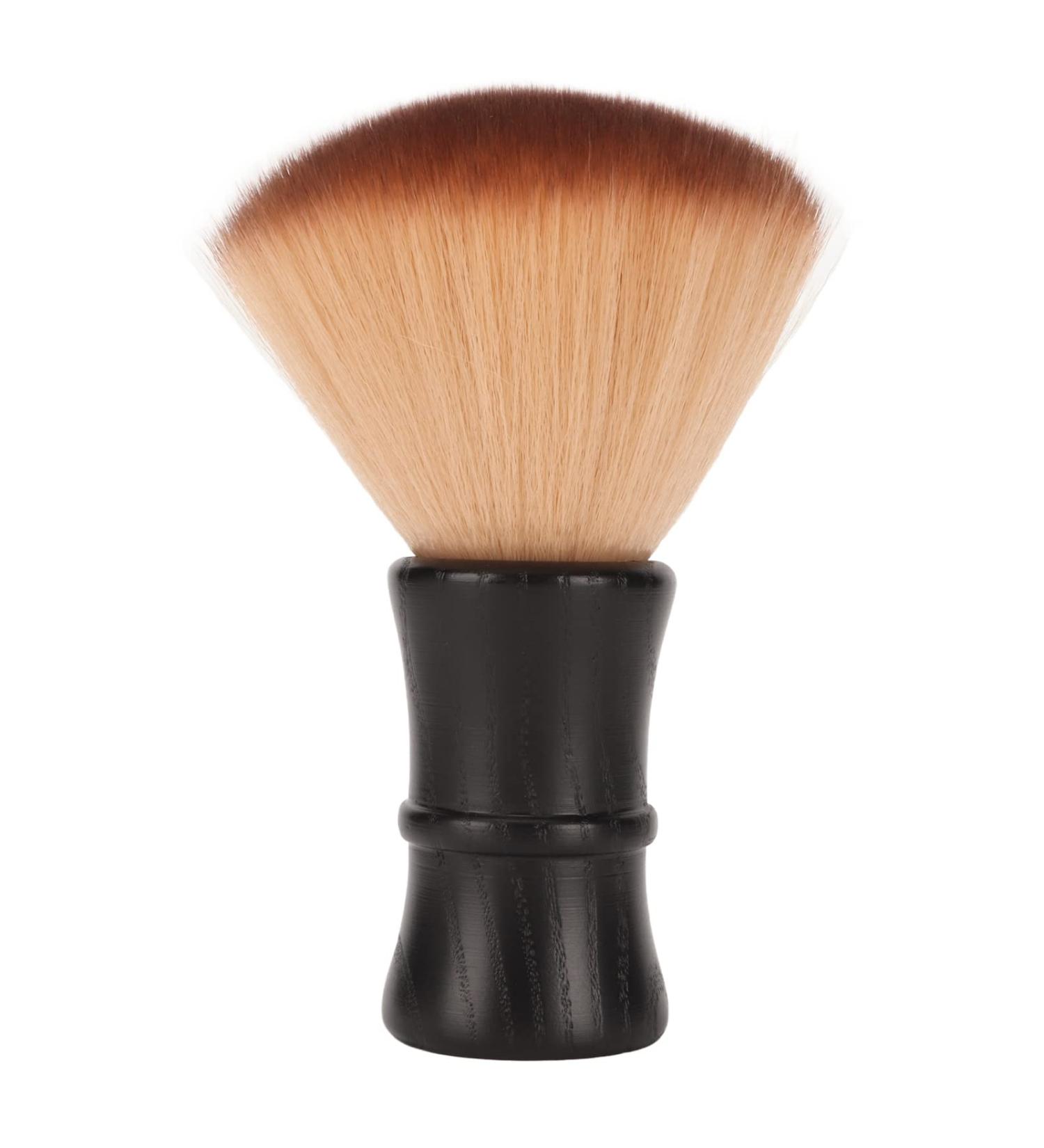 Buy Men's Shaving Brush with Wooden Handle - Premium Beard Care & Hair Cleaning Brush in Black for Ultimate Grooming Experience - Buy Online on GoSupps.com