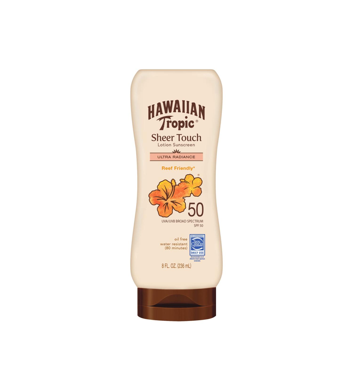 Hawaiian Tropic Sheer Touch Sunscreen SPF 50 Plus 8 oz