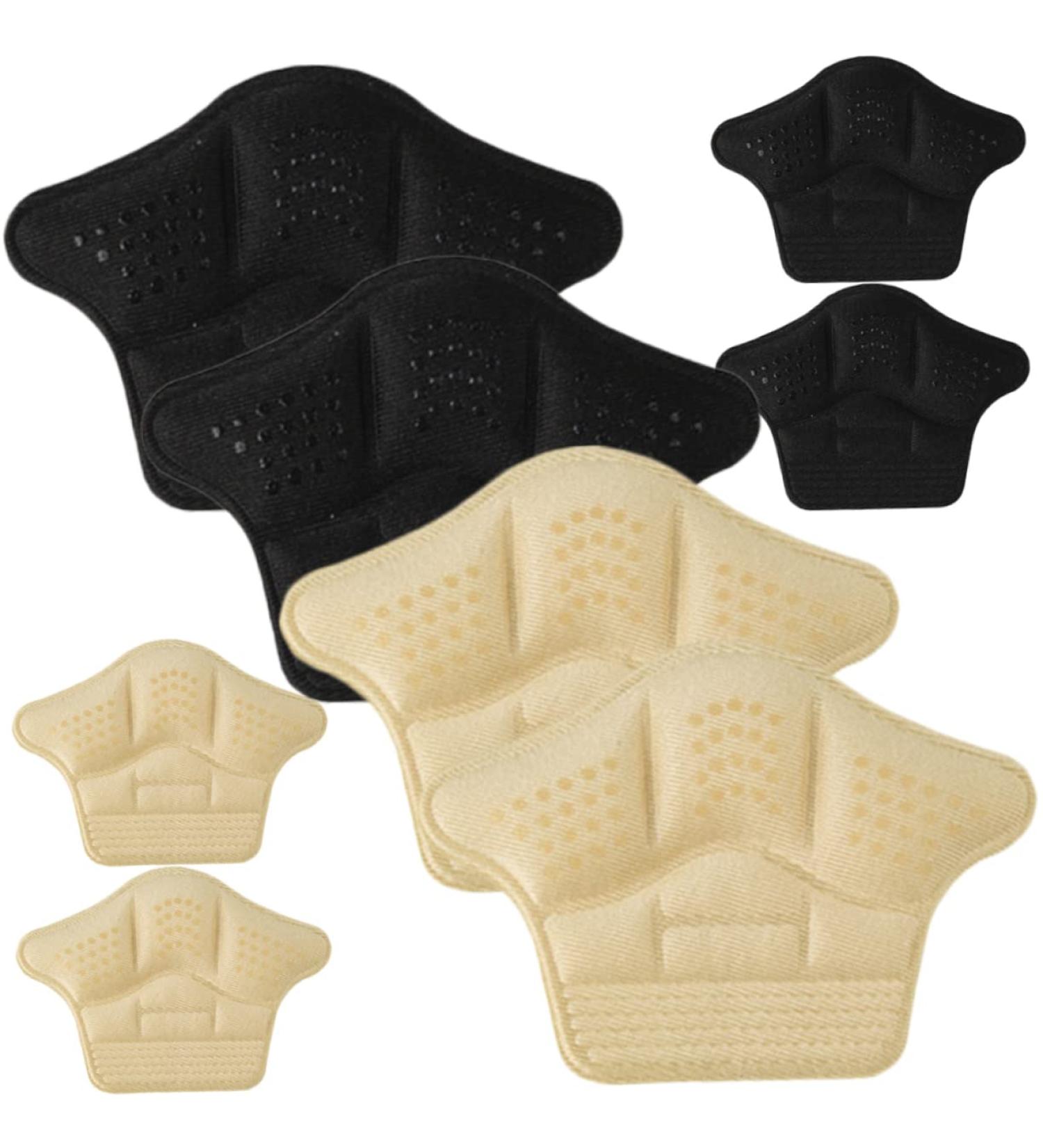 NOLITOY 4 Pairs Sneaker Heel Stickers - Self-Adhesive Heel Pads & Cushion Inserts for Men & Women - Perfect for Oversized Shoes & High Heels - Portable Silicone Shoe Inserts - Buy Online on GoSupps.com
