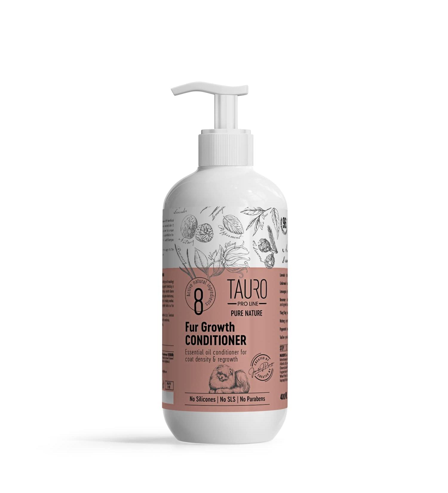 Tauro Proline Pure Nature Pet Conditioner for Dogs & Cats | Essential Oils for Natural Fur Growth & Grooming - Buy Online on GoSupps.com