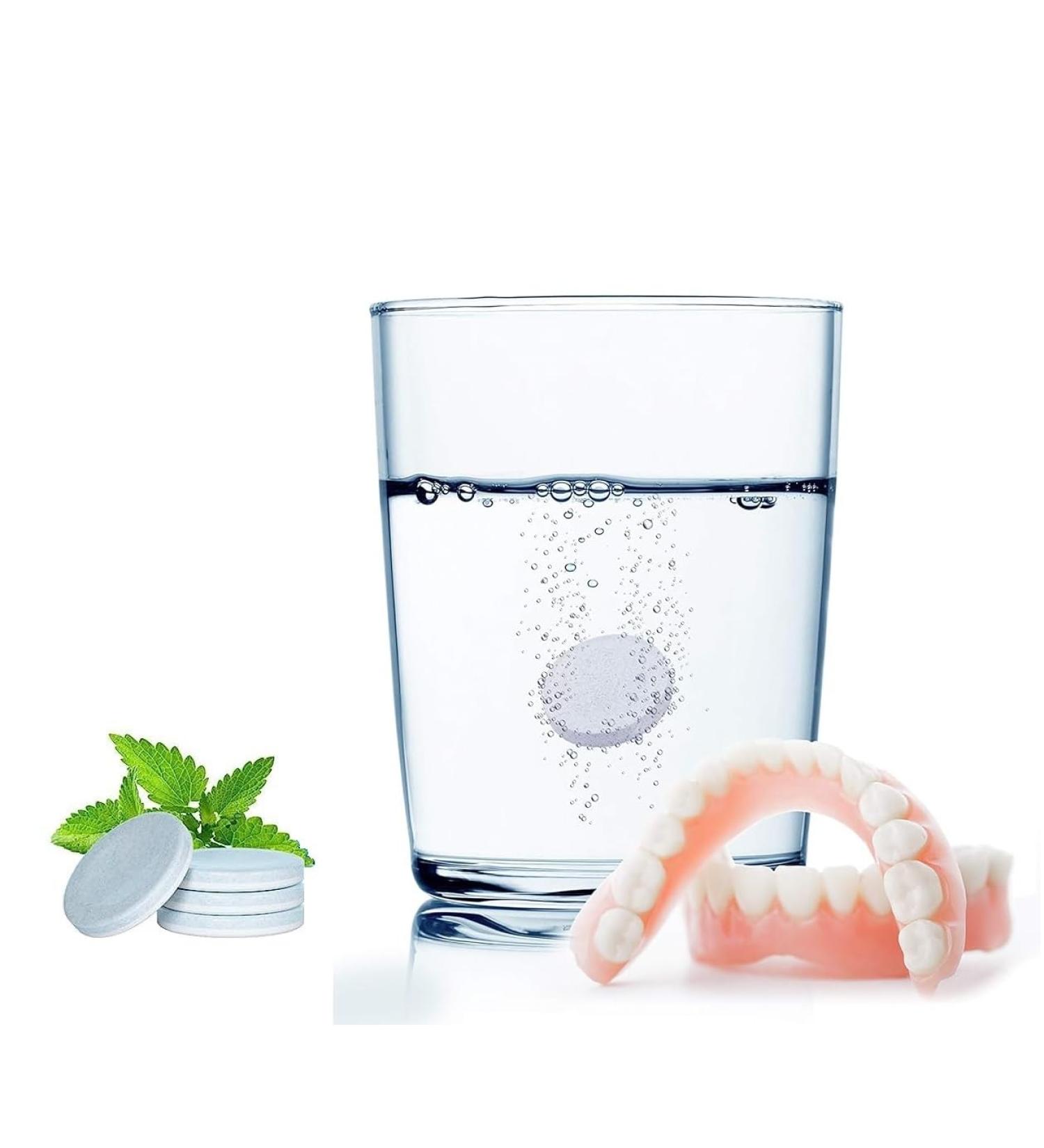 AmeriCan Goods Dental Applicance Cleanser 24/pk Tablets Retainer Denture Mouth Guards Aligners Cleaner Mint - Buy Online on GoSupps.com