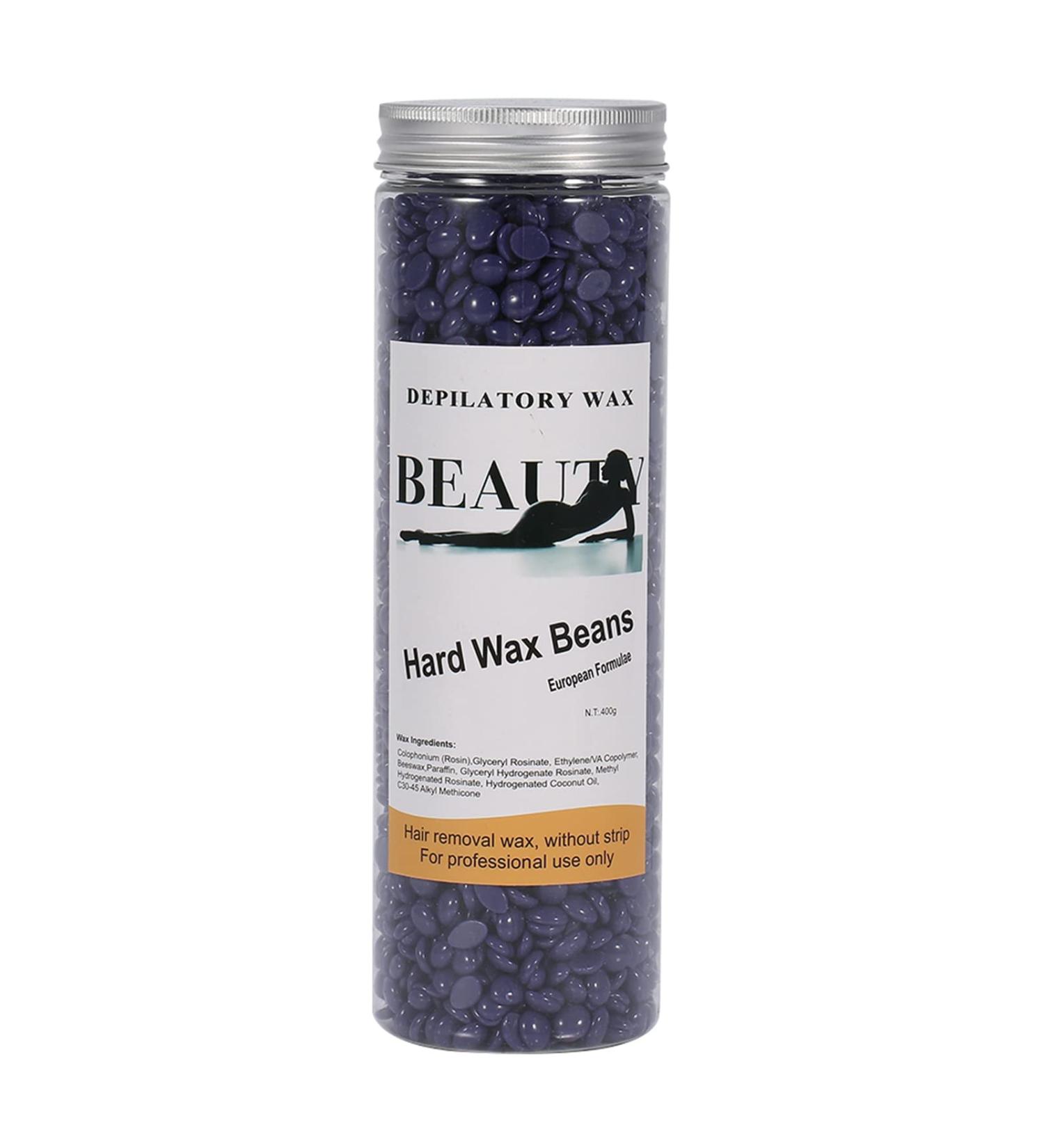  Calculation Wax Pearls - 400g Hard Wax Beans for Body Bikini & Brazilian Hair Removal | Blueberry Scent  - Buy Online on GoSupps.com