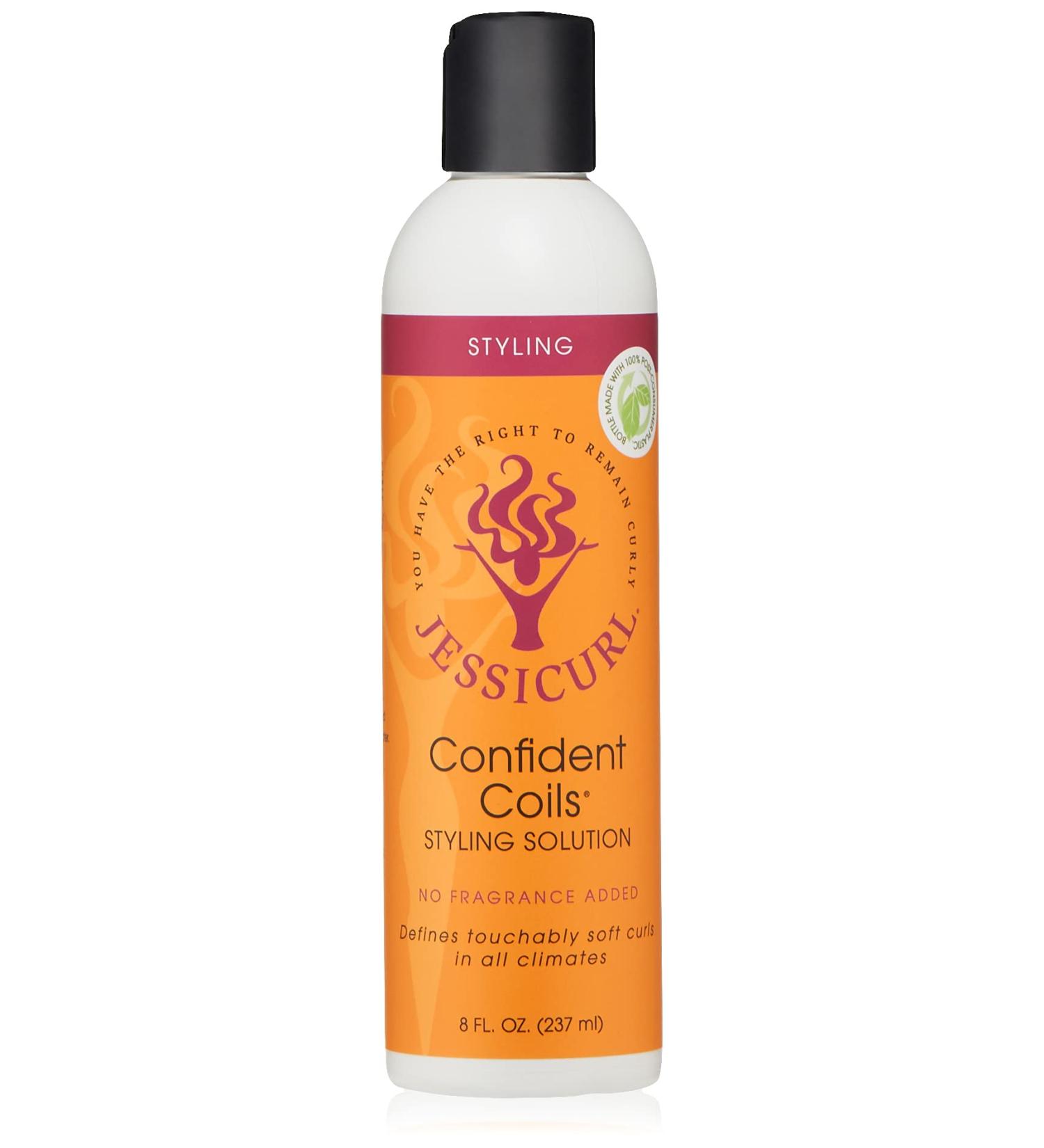 Jessicurl Confident Coils Styling Solution - Humidity & Frizz Control Curl Cream - 8 Fl Oz - Fragrance-Free - Buy Online on GoSupps.com