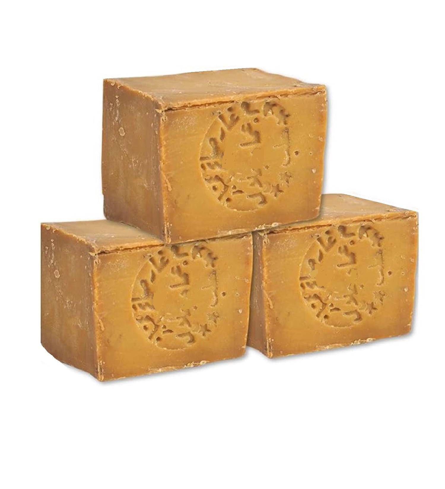  TERRA AMAZONAS Aleppo Soap 200g x pack 3 (600g - 4%) | Natural handcrafted and vegan | Gentle care for sensitive skin - Buy Online on GoSupps.com