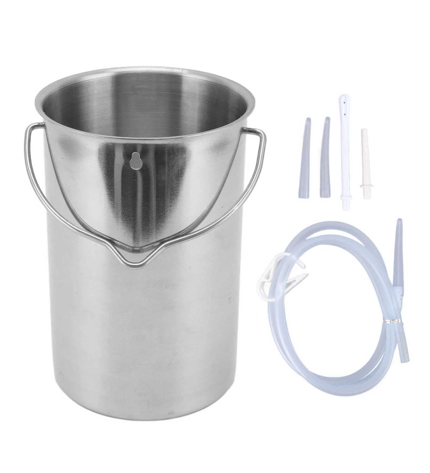 Buy Knklistier Eimer Kit - Reusable Stainless Steel Enema Kit for Home Use | Unisex Intimate Cleaning Device with Flow Control | Perfect for Coffee & Water Enemas - Buy Online on GoSupps.com