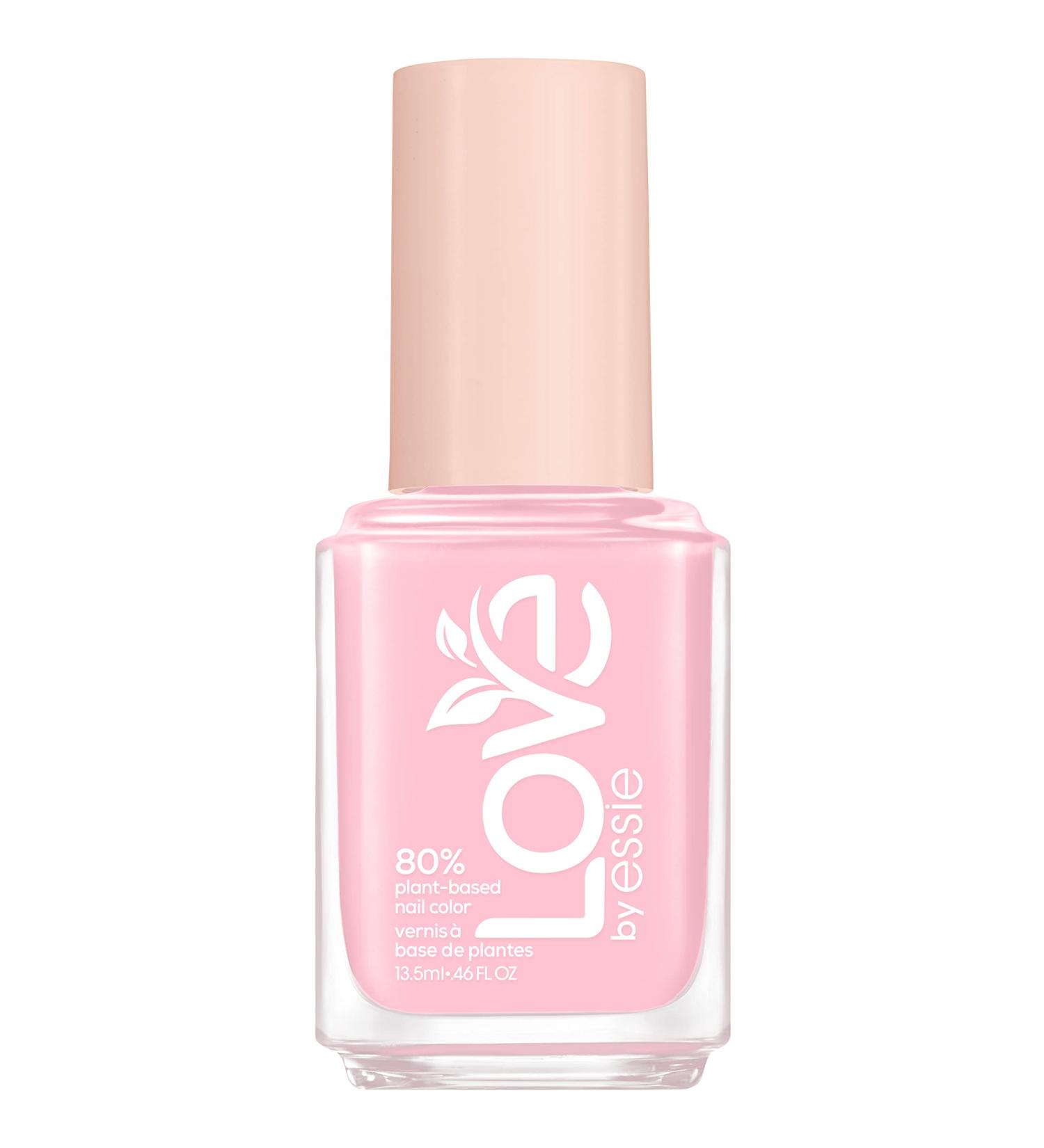 Essie LOVE Nail Polish - 80% Plant-based Vegan Pink, Salon-Quality, 0.46 Fl Oz - 130 Free In Me - Buy Online on GoSupps.com