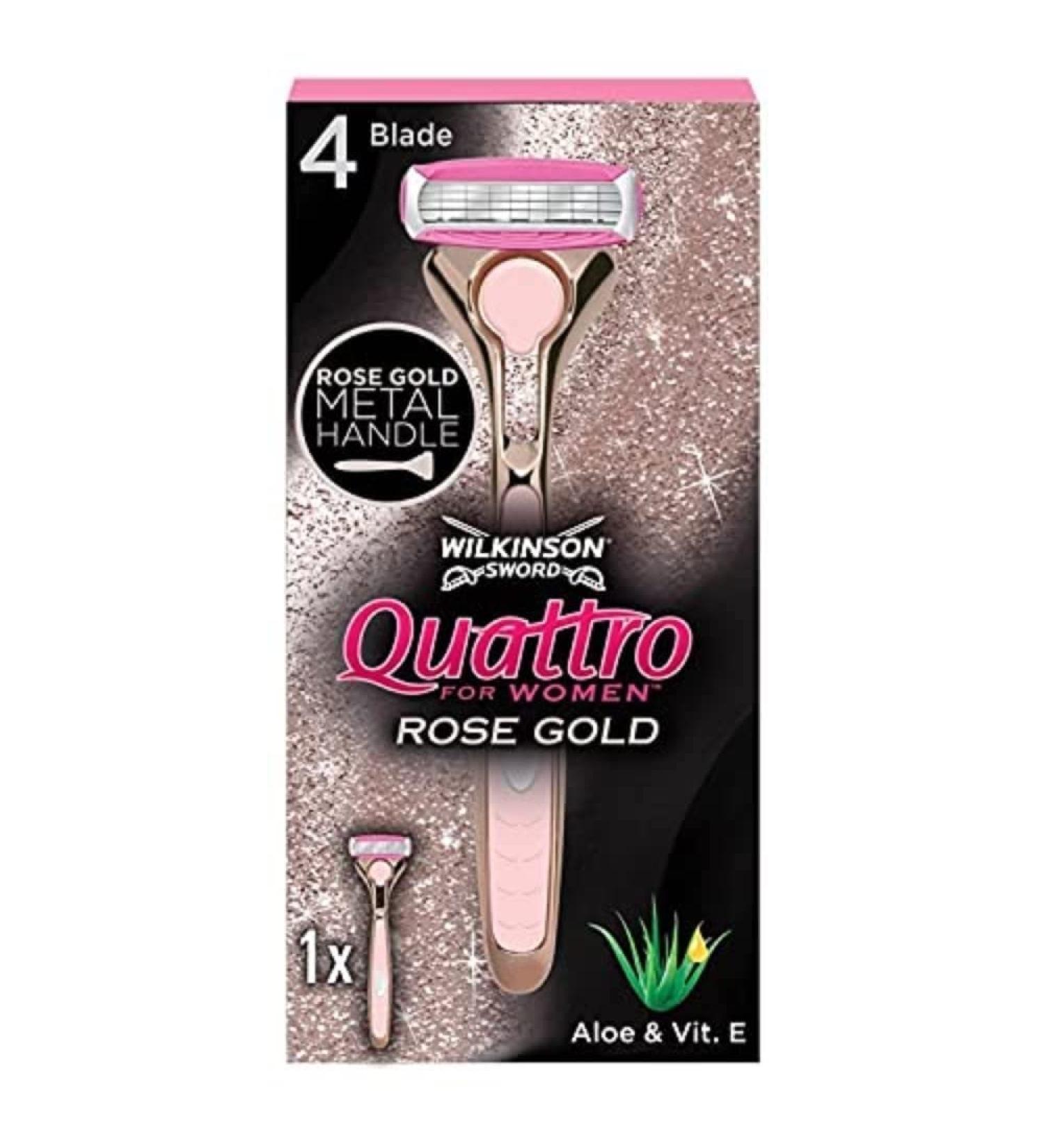 Wilkinson Sword Quattro for Women Rose Gold Razor