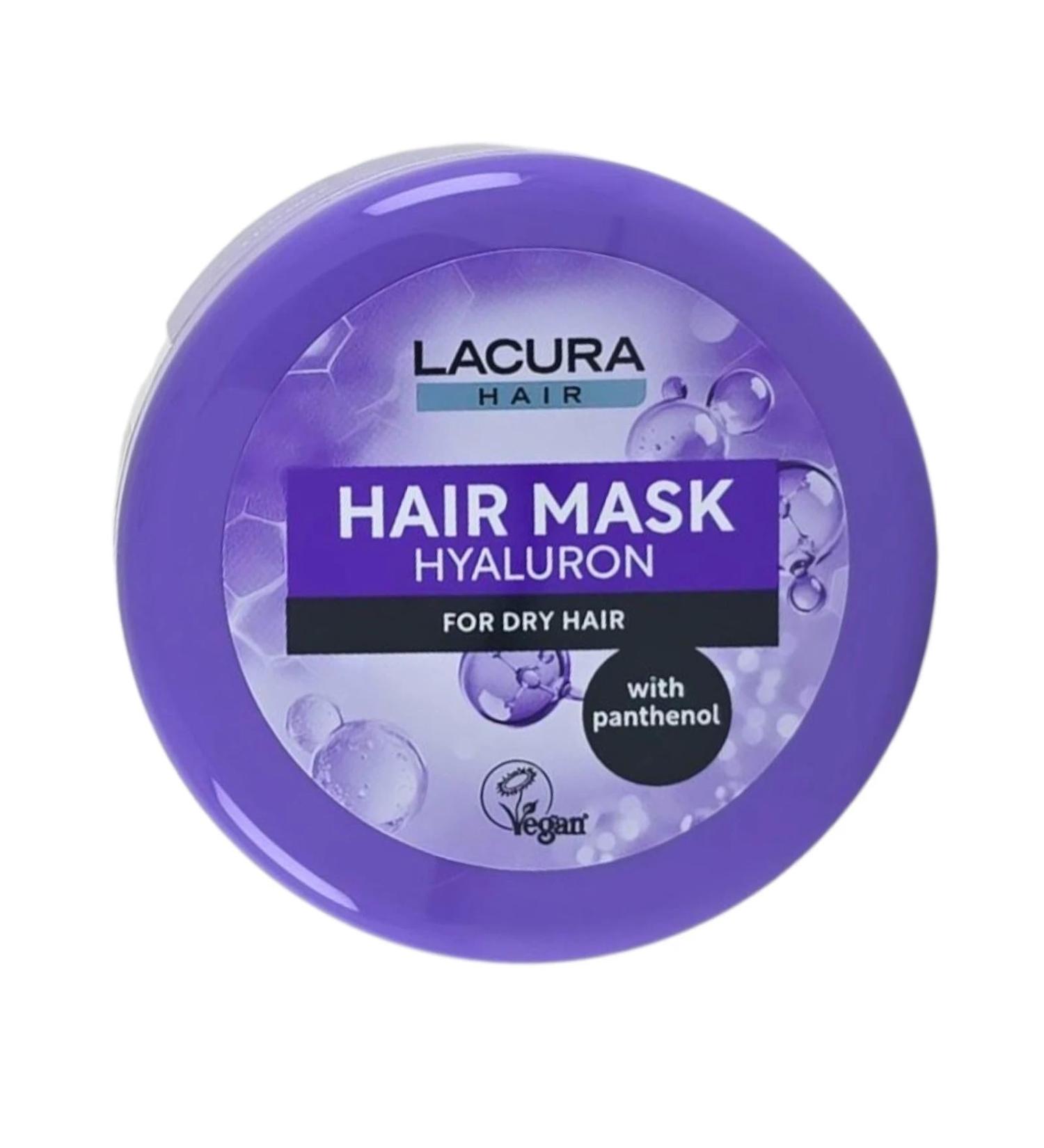 The Beauty Dept Hair mask Hyaluron hair mask with panthenol for dry hair vegan 300 ml - Buy Online on GoSupps.com
