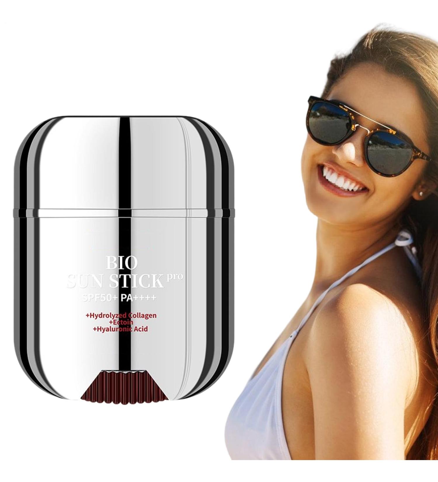 Sunscreen Stick Beach Defense SPF 50+ Sunblock Waterproof Moisturizing Cream Portable Skin Protection 1 Stick for Women Men Face Bodysuit Outdoor Hot Summer Days - Buy Online on GoSupps.com