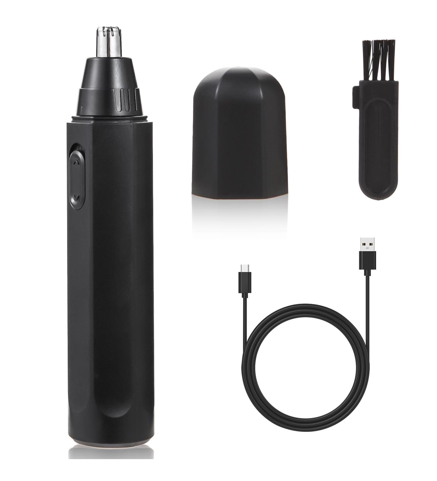 Premium Nose and Ear Hair Trimmer for Men & Women | Stainless Steel IPX7 Waterproof Easy Clean Clippers - Buy Online on GoSupps.com