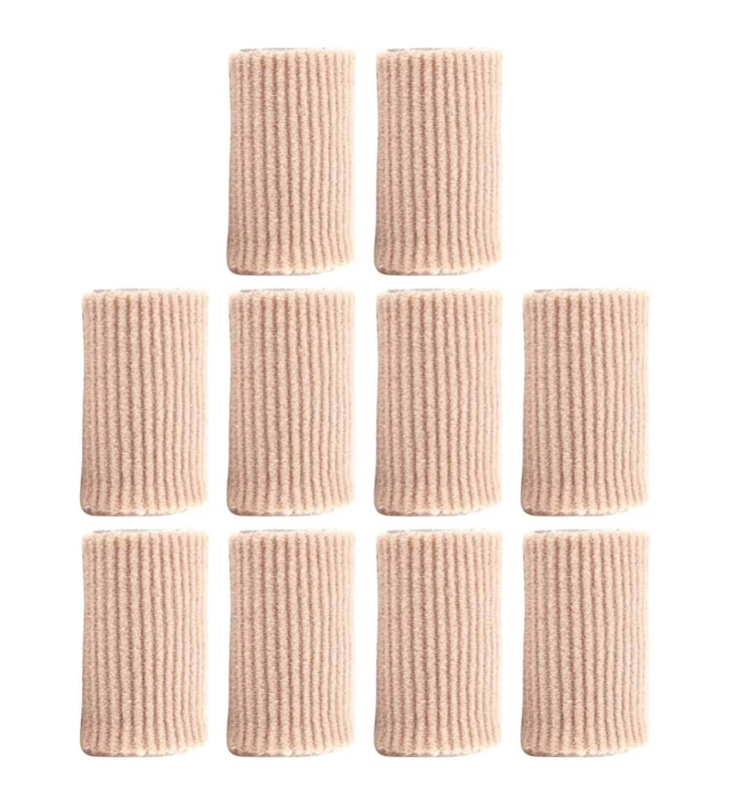 10PCS Toe Tubes Sleeves for Bunion Relief and Toe Protection - 3 Sizes - Buy Online on GoSupps.com