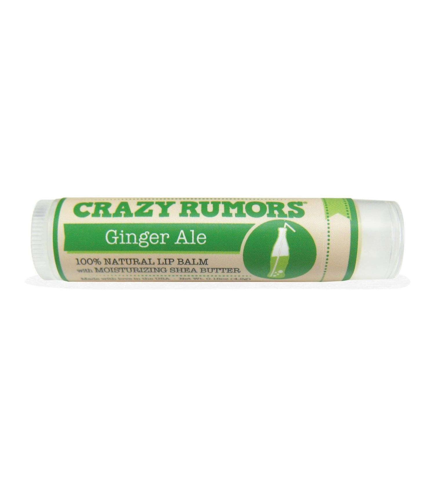 Crazy Rumors Soda Pop Lip Balm Ginger Ale Ginger Ale/ 0.15 Oz