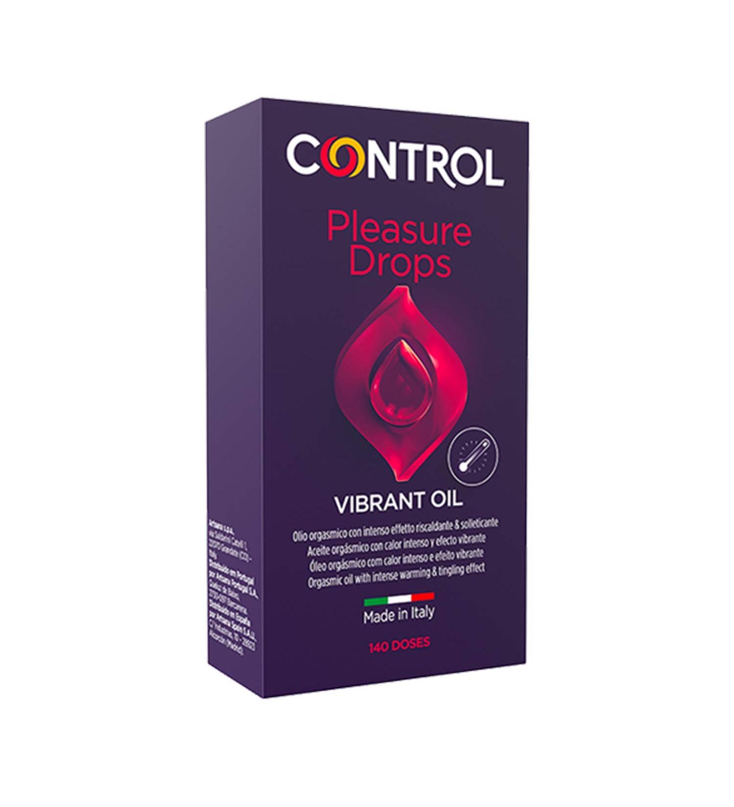 CONTROL VIBRANT OIL - Orgasmic Warming & Stimulating Oil 100% Made in Italy 140 Doses - Shop Internationally! - Buy Online on GoSupps.com