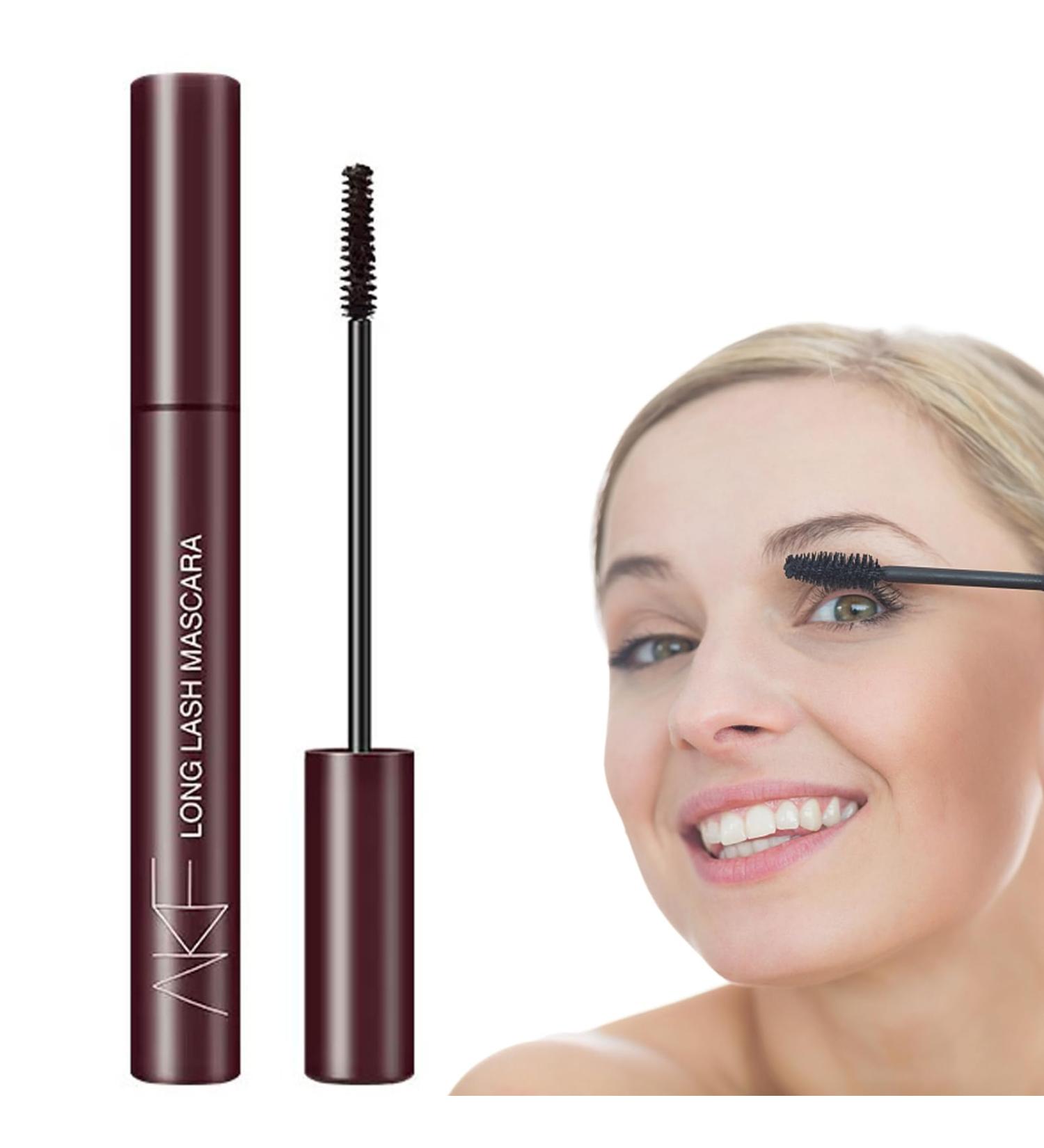 Mascara Volume and Length Sweat Resistant Non-Greasy Primer Mascara Longwearing | Eye Makeup for Working Dating Home Traveling Gathering Pochy Long Lasting Makeup 02#brown - Buy Online on GoSupps.com
