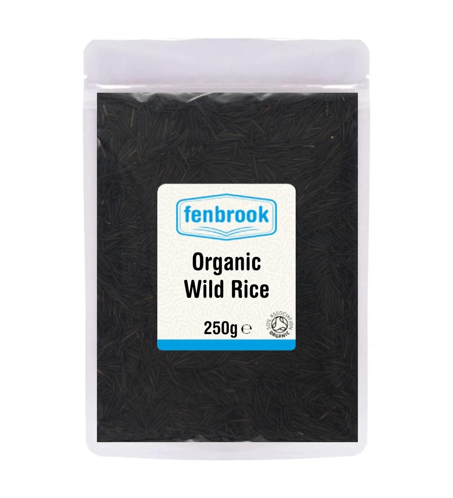 Certified Organic Wild Rice 250g by Fenbrook Organic - Shop Now - Buy Online on GoSupps.com