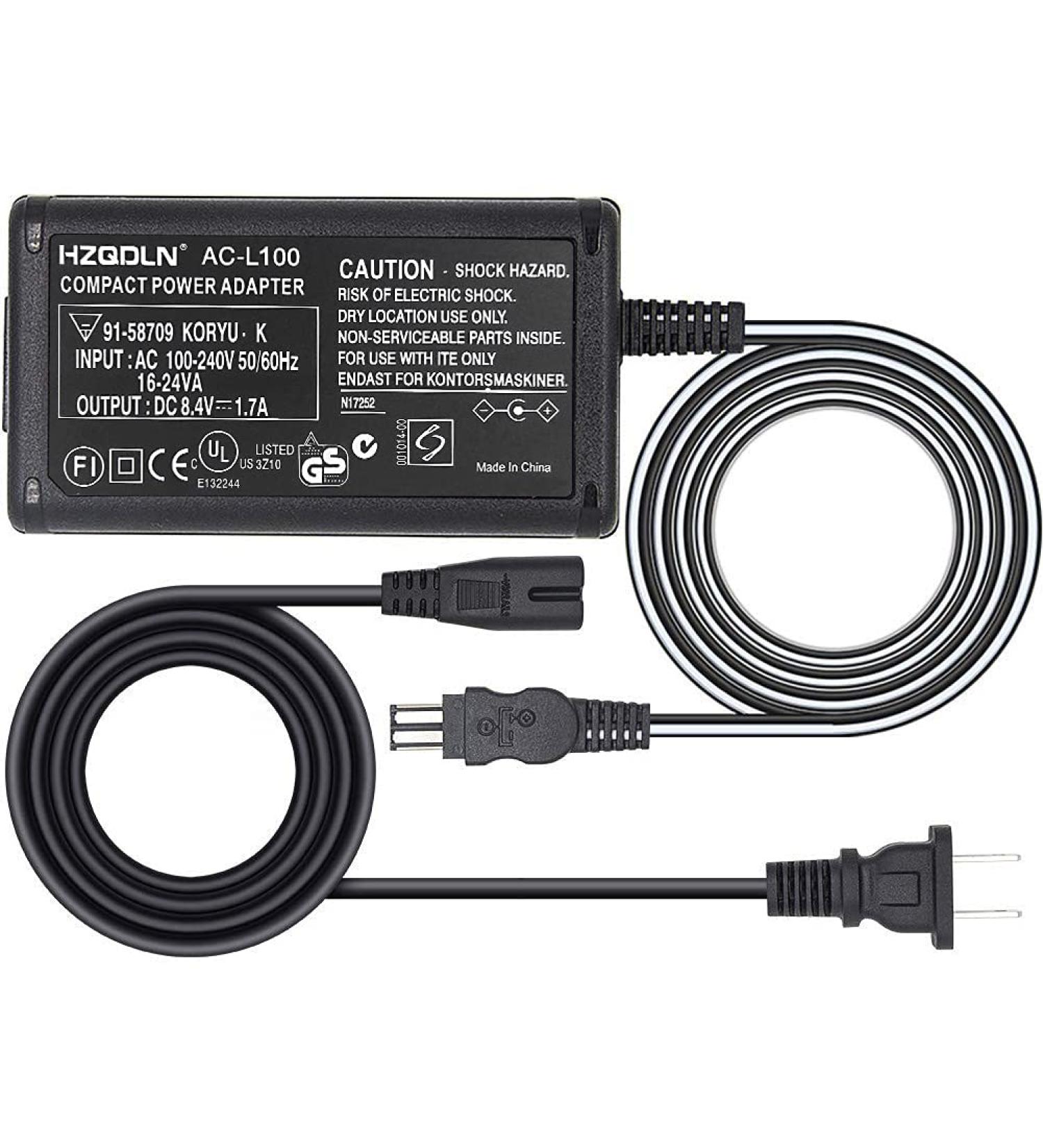 AC Adapter Charger for Sony Handycam CCD-TRV Series - Compatible with TRV16, TRV17, TRV25, TRV35, TRV36, TRV37, TRV43, TRV57, TRV58, TRV65, TRV66, TRV67, TRV68, TRV118, TRV128, TRV138 - Buy Online on GoSupps.com