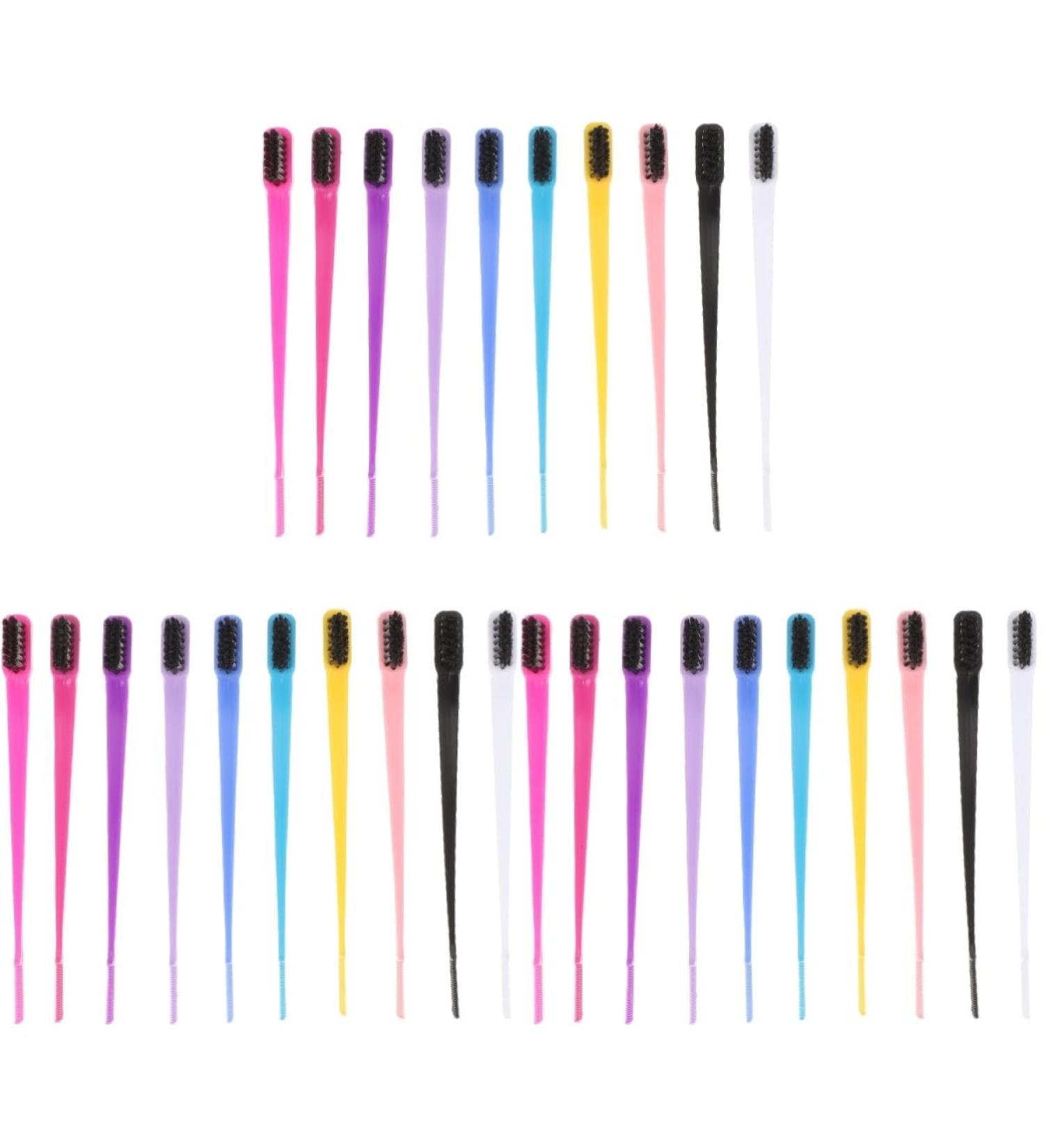 NOLITOY 30 Pcs Eyebrow Brush Set - Dual Brushes & Comb for Perfect Eyebrow Shaping & Eye Makeup - Ideal Beauty Tool for Eyebrows & Eyelashes - Buy Online on GoSupps.com