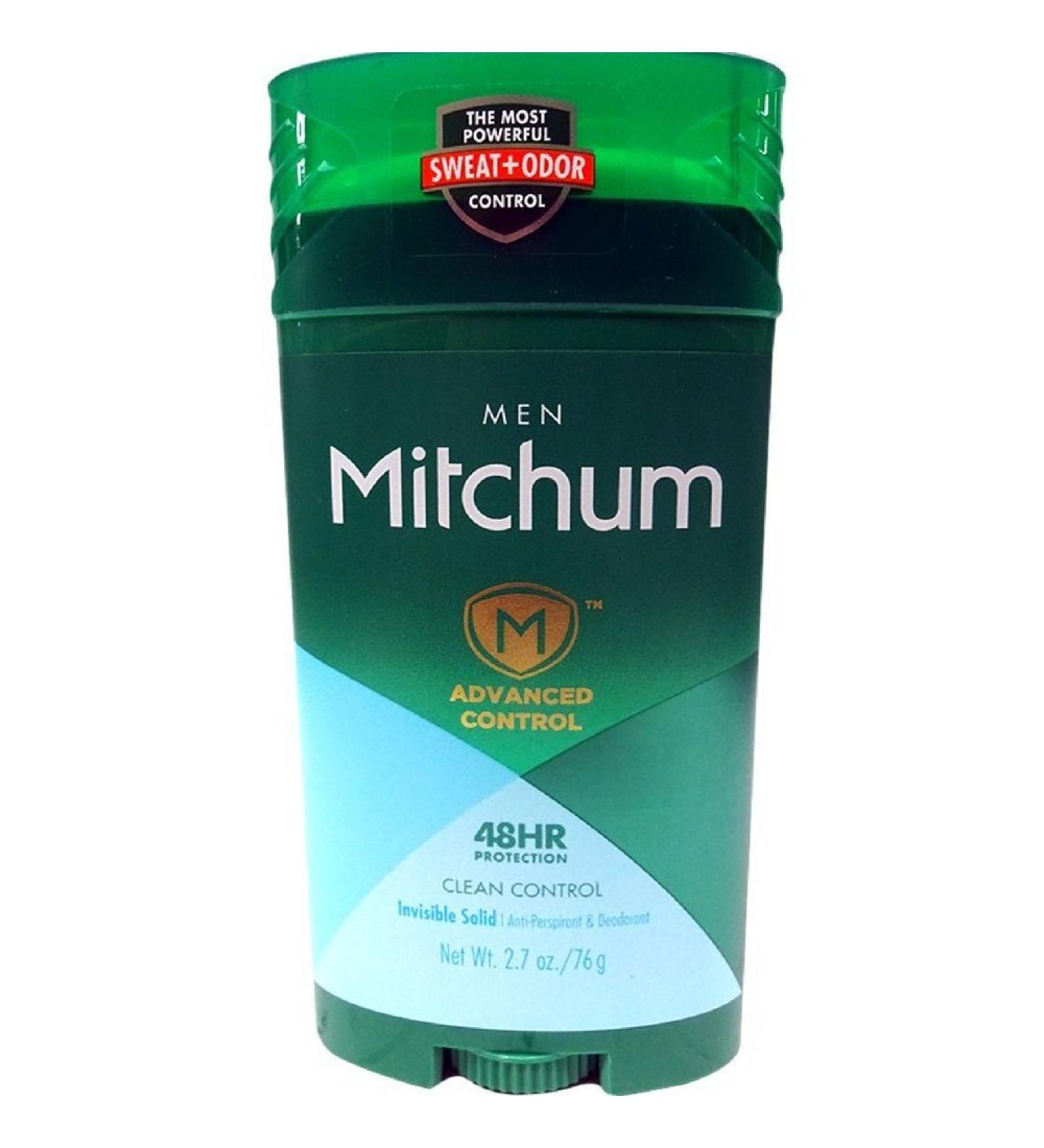 Mitchum Men Advanced Control Clean Control Invisible Solid 2.7 oz (Pack of 7) 2.7 Ounce (Pack of 7)