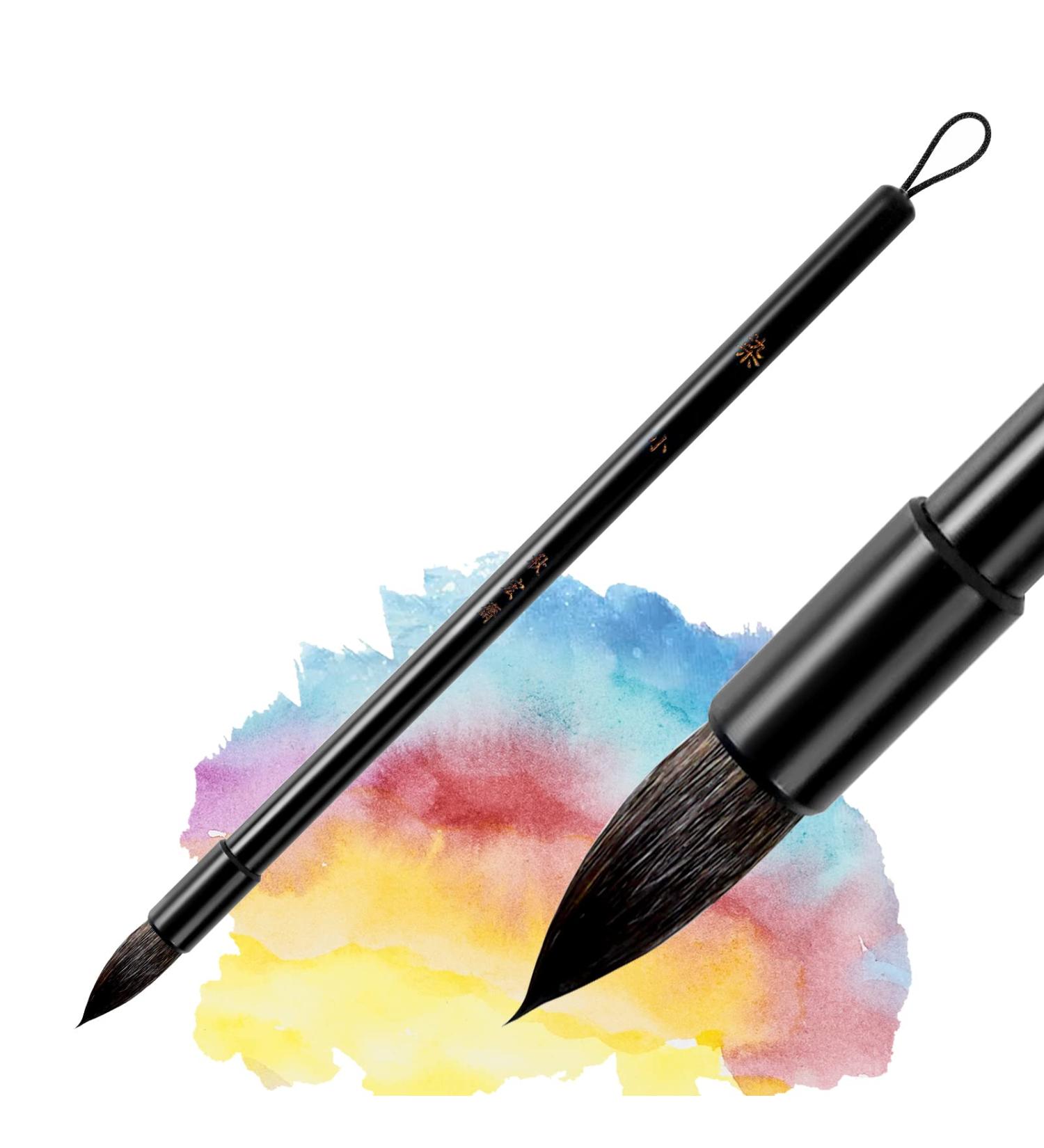 LIGHTWISH Watercolor Brushes - Professional Mop Round Paintbrush for Art Painting, Illustration & Animation - Art Supplies for Rendering - RX12 - Buy Online on GoSupps.com