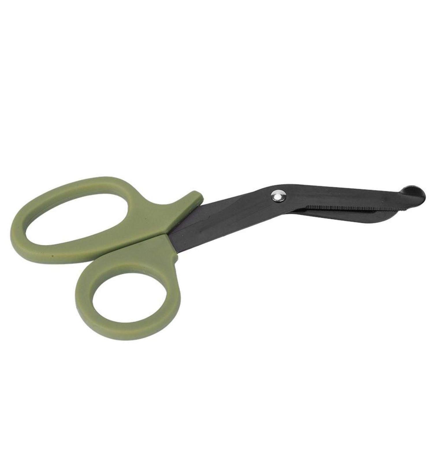 Buy EMT Scissors - Stainless Steel First Aid Trauma & Military Rescue Scissors (Army Green) | Fast International Shipping - Buy Online on GoSupps.com