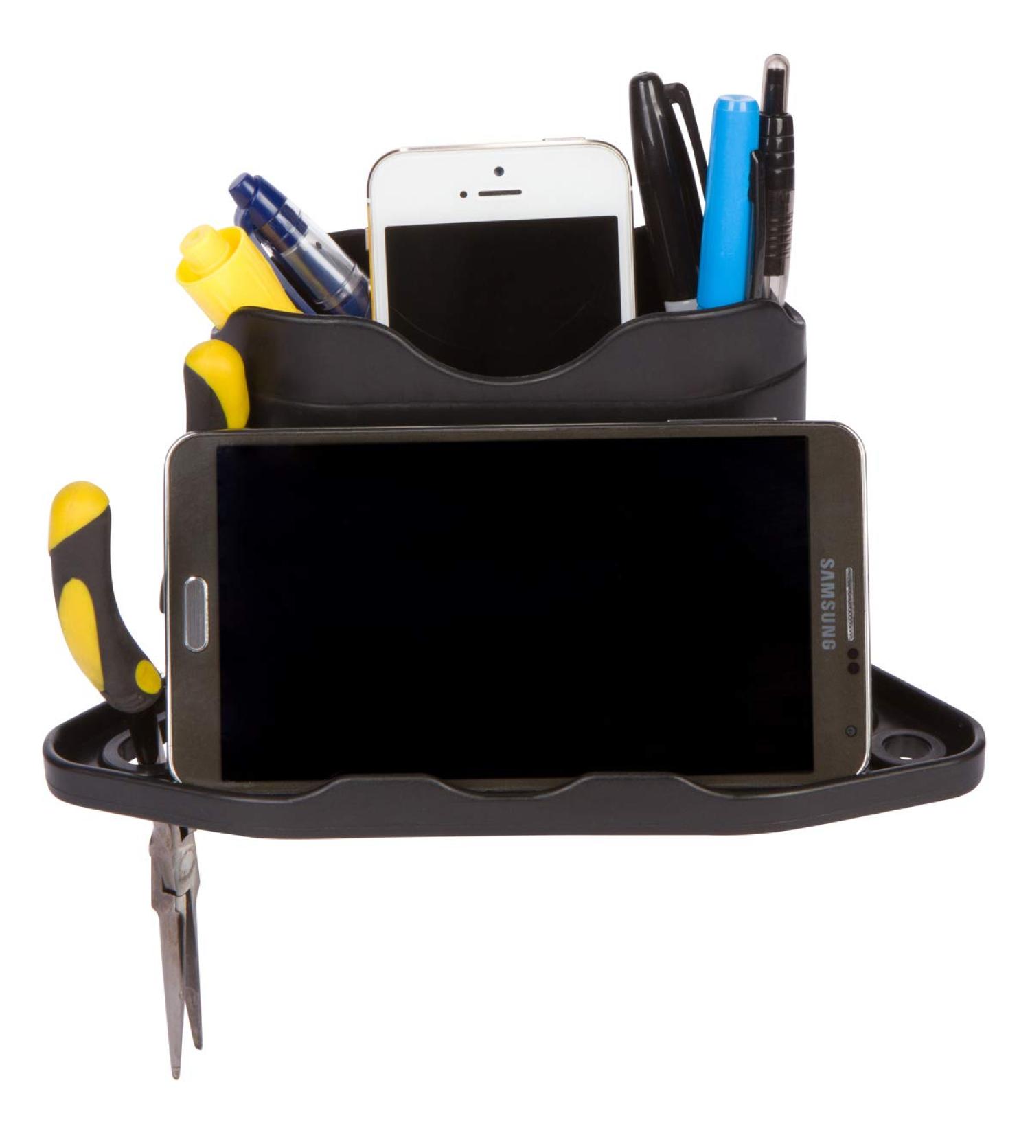 ROBOCUP Mini Front Box: Cell Phone Holder, Tool Storage, Keys, Pens, Wallets - Black - Buy Online on GoSupps.com