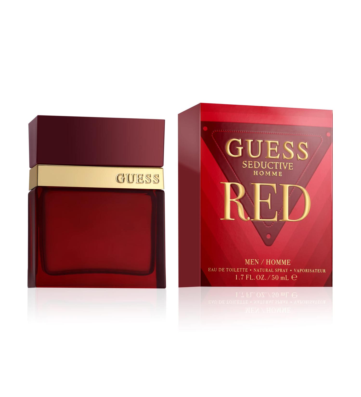 Guess Seductive Red Men/Homme Eau de Toilette Cologne Spray For Men 1.7 Fl. Oz. Eau de Toilette 1.7 Fl Oz (Pack of 1) - Buy Online on GoSupps.com