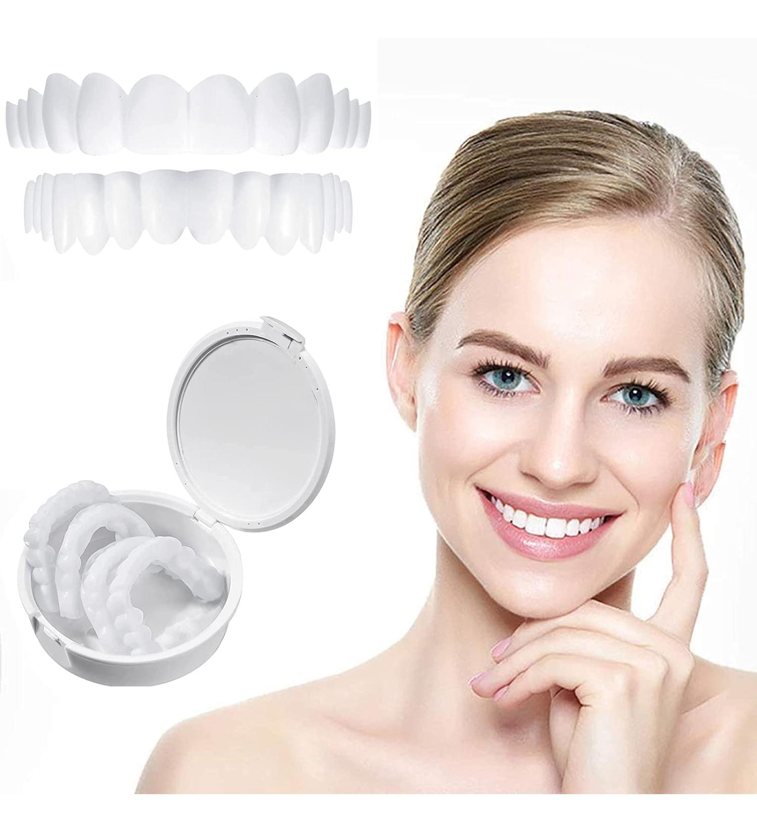 Buy Temporary Teeth Veneers - Instant Smile Makeover for Men & Women | Cosmetic White Teeth Prostheses - Buy Online on GoSupps.com