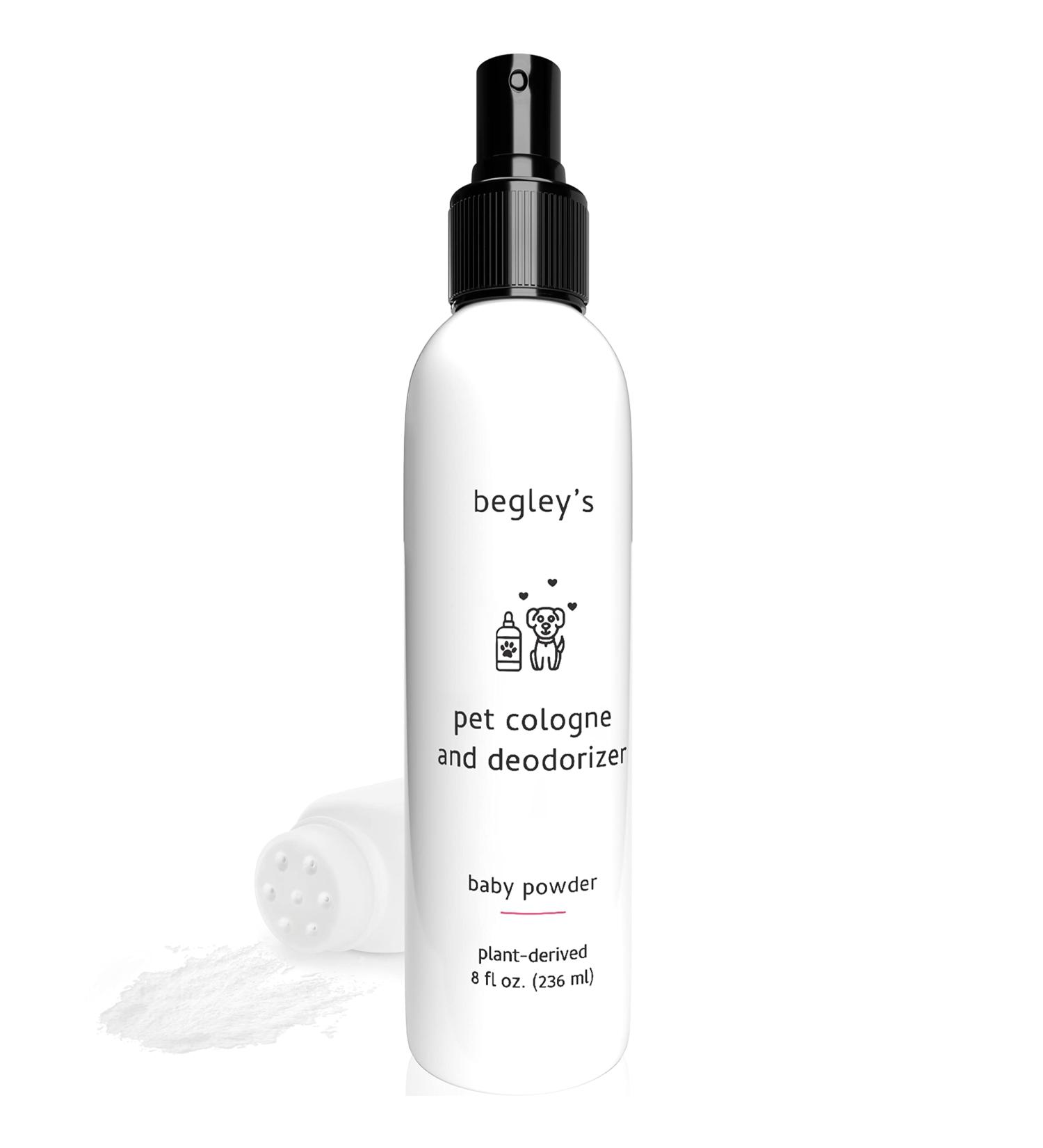 Begleys Natural Pet Cologne and Deodorizer - Premium Essential Oil Scented Dog Body Spray and Cat Perfume - Dog Grooming Spray and Pet Odor Eliminator - Cat Cologne Mist - Long Lasting 8 oz - Buy Online on GoSupps.com