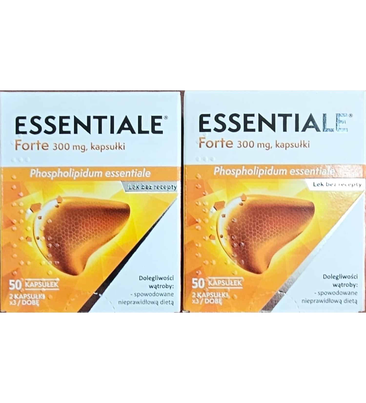 Essentiale Forte 300 mg liver support capsules 2 pieces of 50 capsules - Buy Online on GoSupps.com