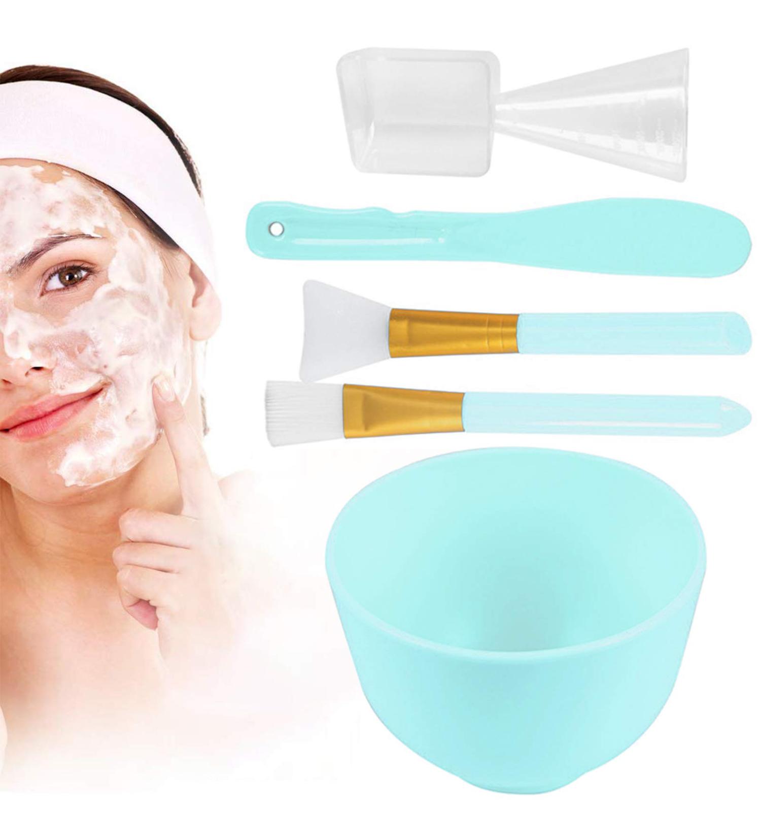 DKTOTIUP Silicone Makeup Brush Set - 5 Piece Face Brush Set for Mud Masks & Facial Application - Buy Online on GoSupps.com