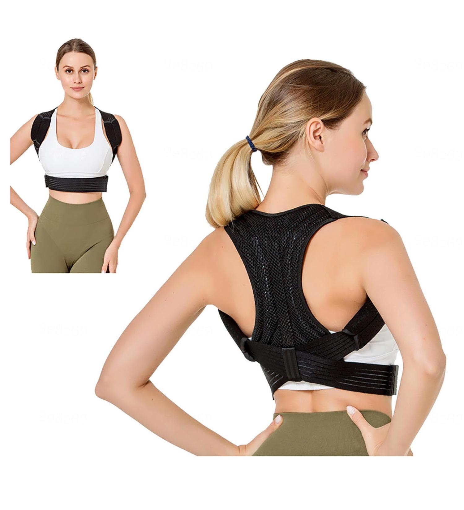 Meltor Back Support Belt - Breathable Adjustable Posture Trainer for Men & Women | XL Size - Buy Online on GoSupps.com