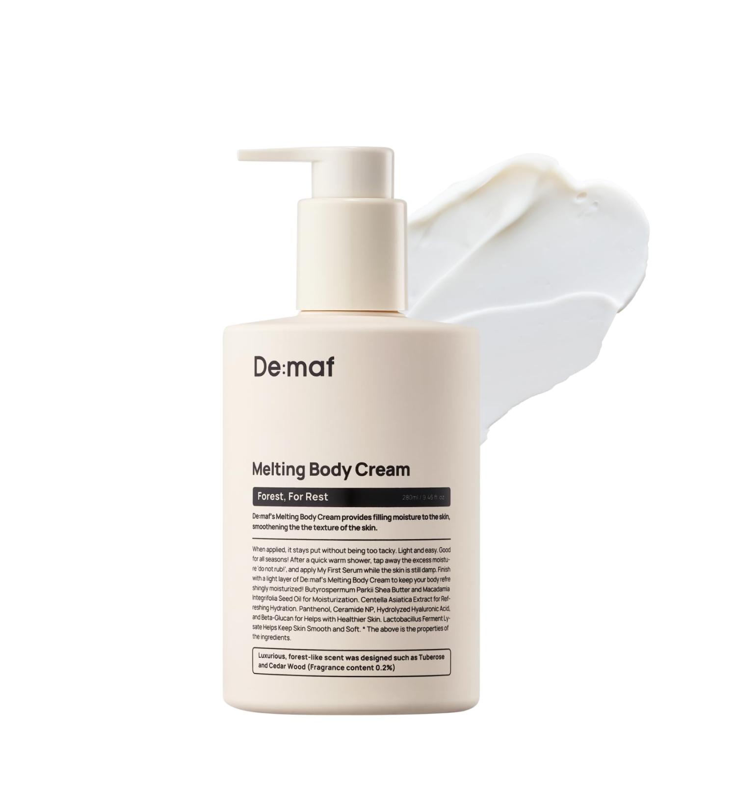 De:maf Forest For Rest Melting Body Cream - Nourishing Korean Skincare for All Skin Types - Buy Online on GoSupps.com