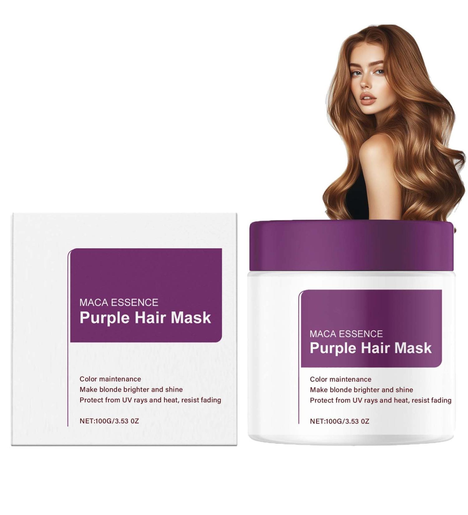  Clawrex Purple Hair Mask 100g for Blonde and Blonde Hair Moisturizing Hair Damage Repair Long Lasting Color Hold - Buy Online on GoSupps.com