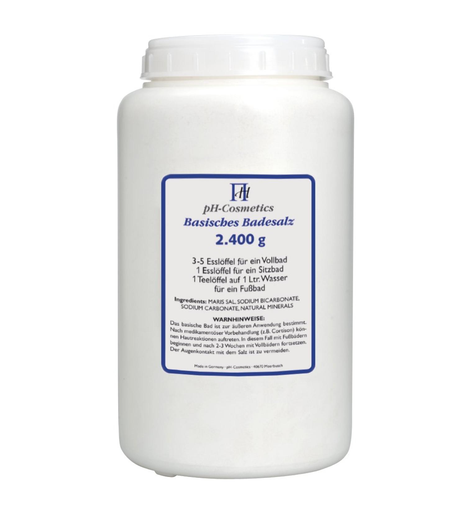 Alkaline bath salt tin for alkaline baths alkaline salt bath additive pH-Cosmetics 2400 g